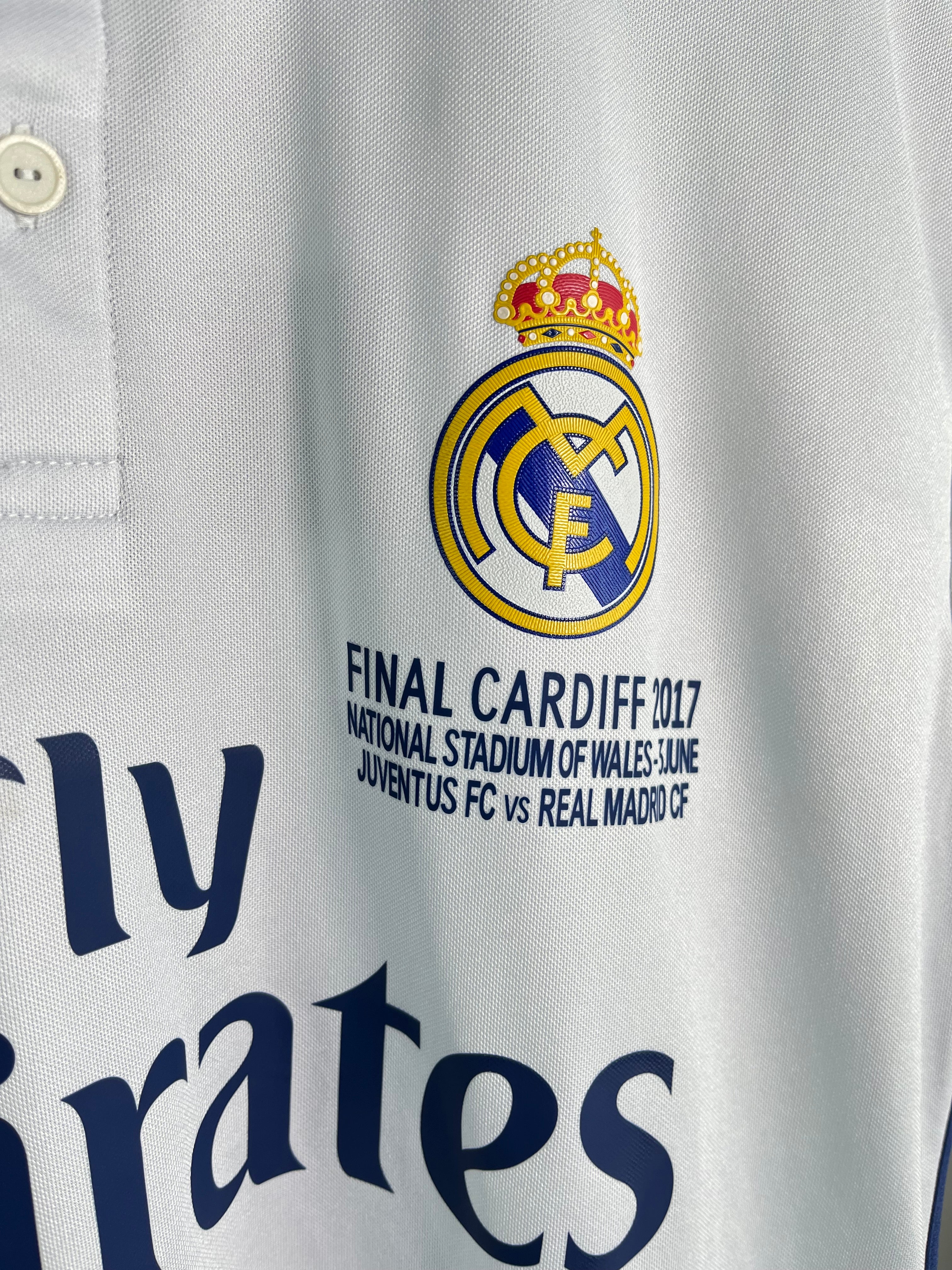 Jersey Real Madrid Local 2016 2017 *Match Detail Final vs Juventus* Cristiano Ronaldo (L)