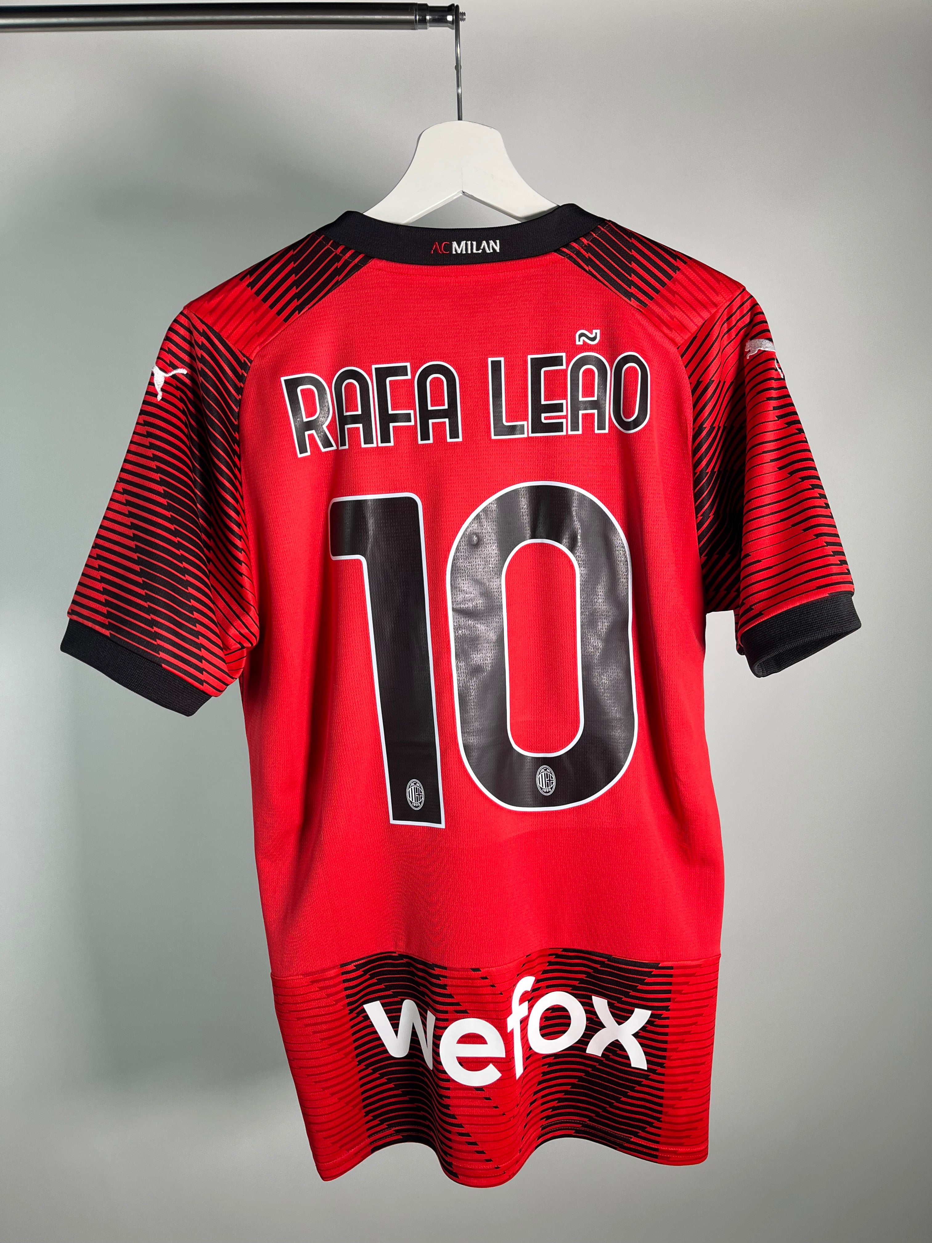 Jersey Ac Milán Local 2023 2024 Rafael Leao (S)