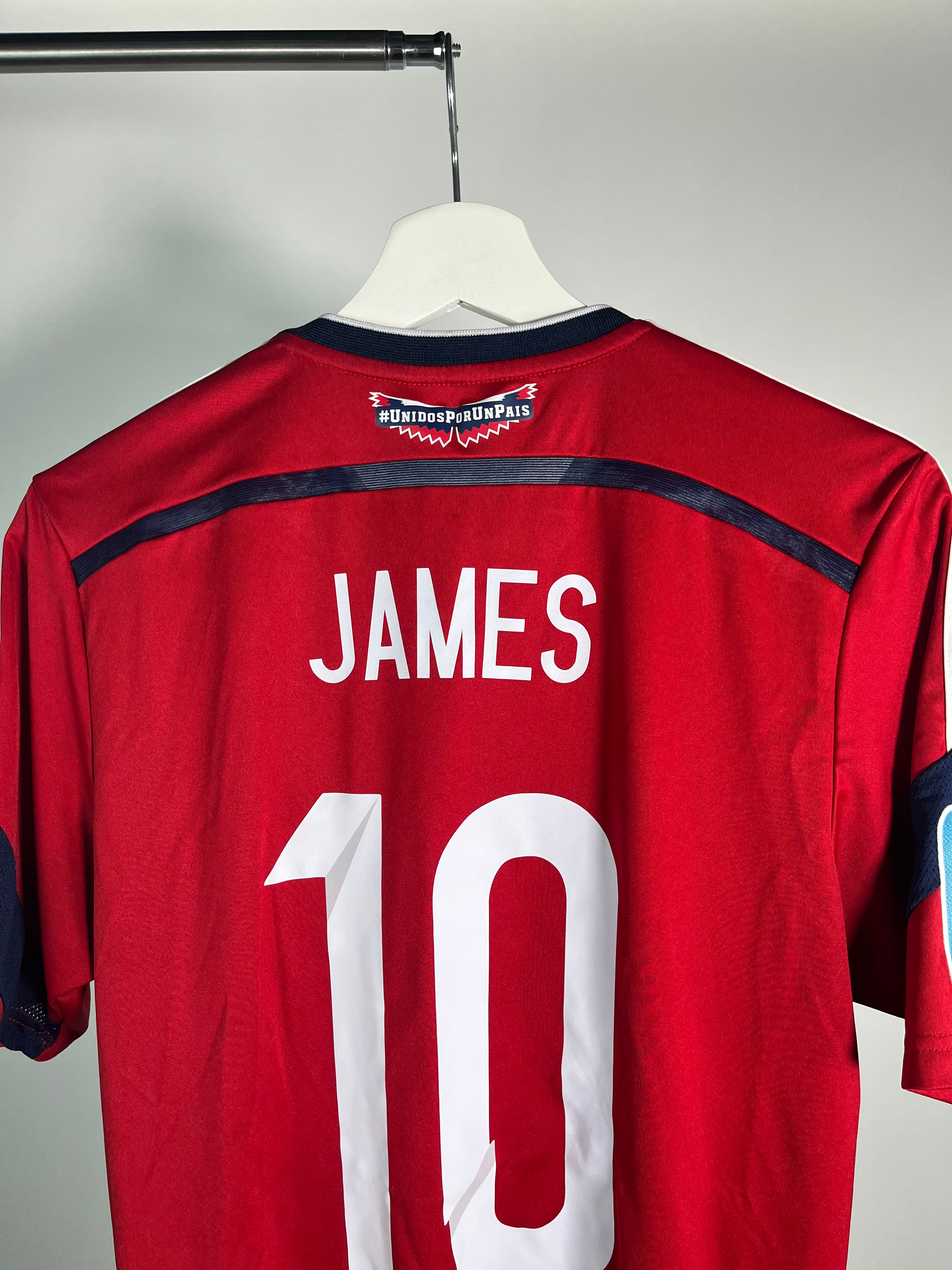 Jersey Colombia Visita 2014 2015 *Mundial Brasil* James Rodríguez (S)