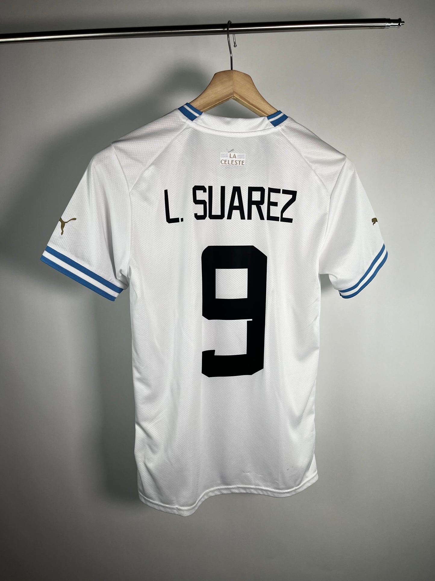 Jersey Uruguay Visitante 2022 2024 Luis Suárez (S)