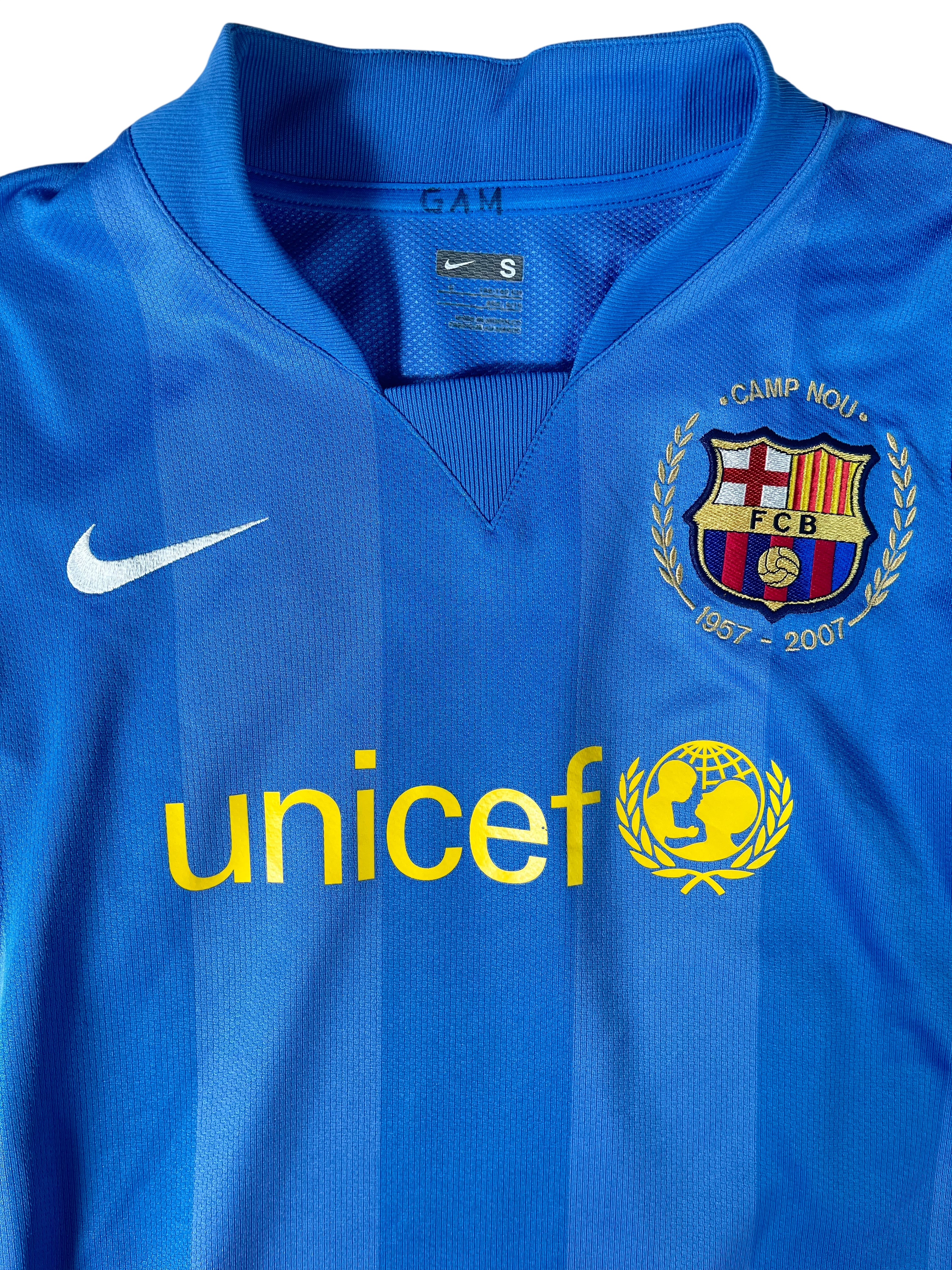 Jersey Barcelona Portero 2007 2008 Utilería Manga Larga (S Niño)