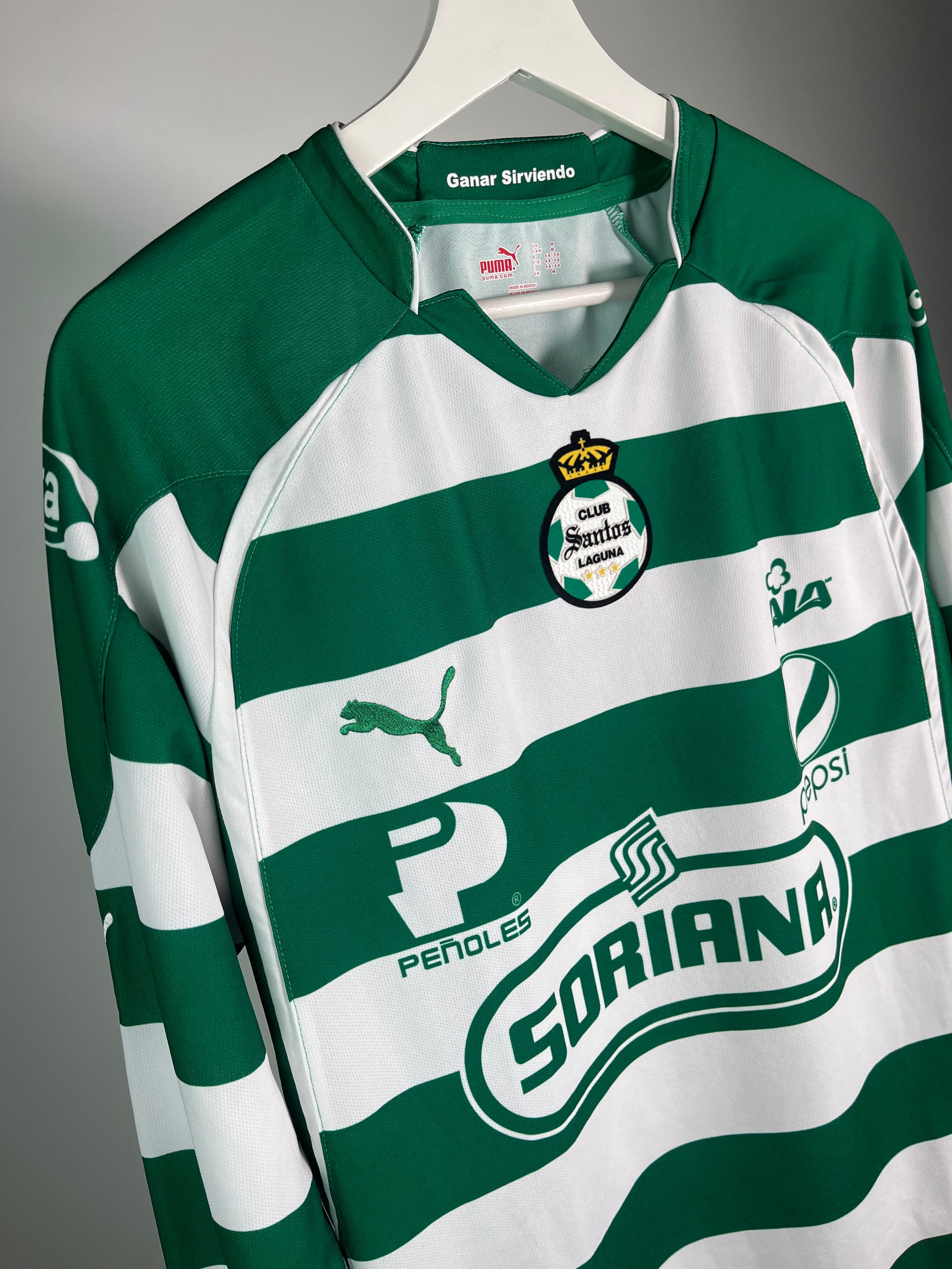 Jersey Santos Laguna Local 2011 2012 Manga Larga Oribe Peralta (M)