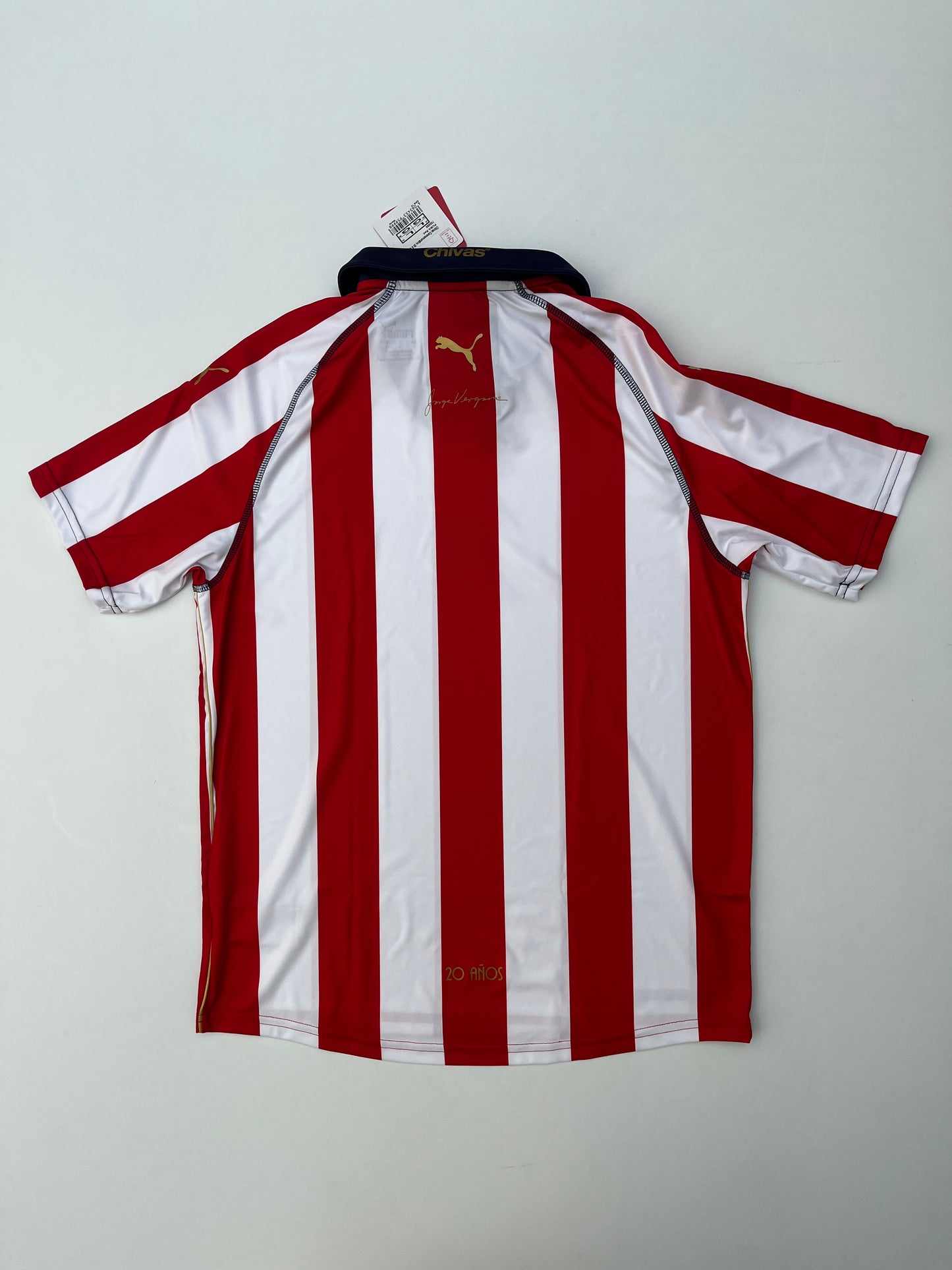 Jersey Chivas Edición Especial 2002 2022 Jorge Vergara *Foliada 4099* Con Caja (L)