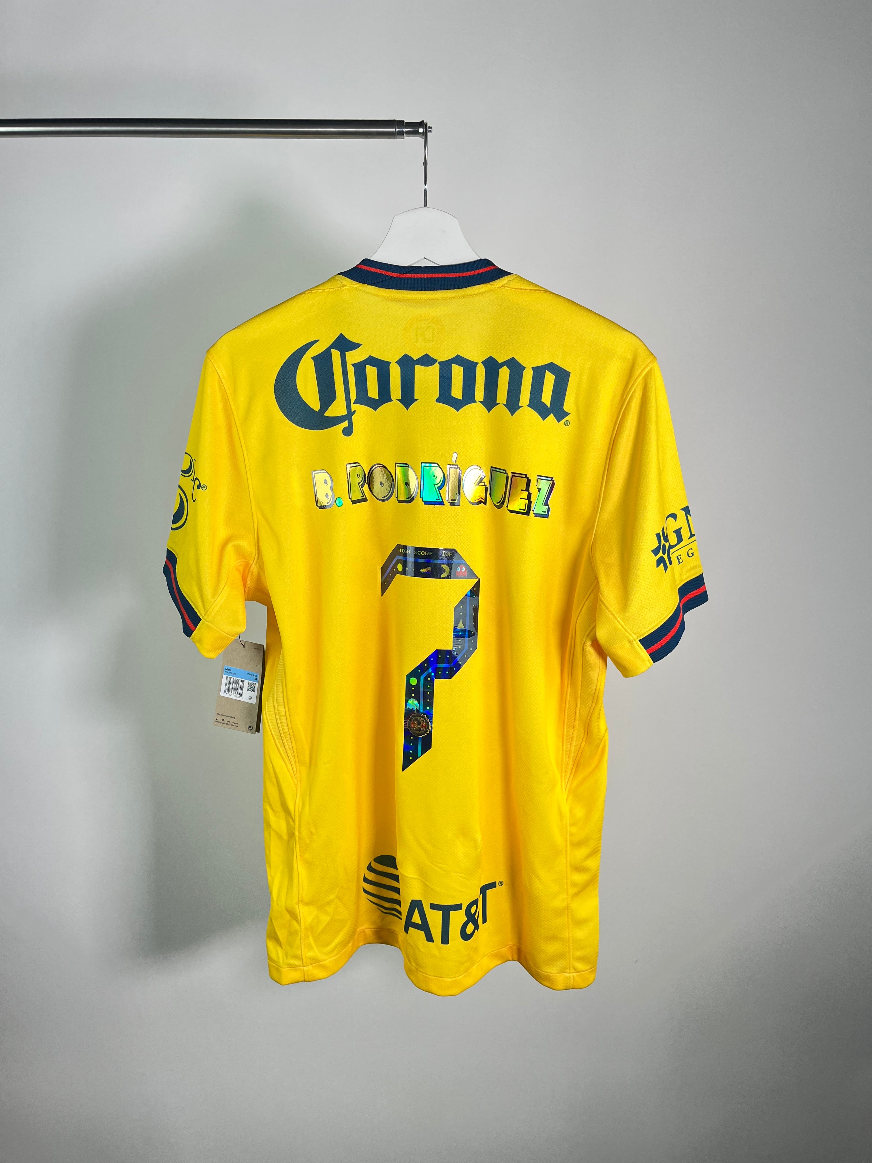 Jersey Club América Local 2024 2025 Edición Pac-Man *C/Etiquetas* Brian Rodríguez (Múltiples tallas)