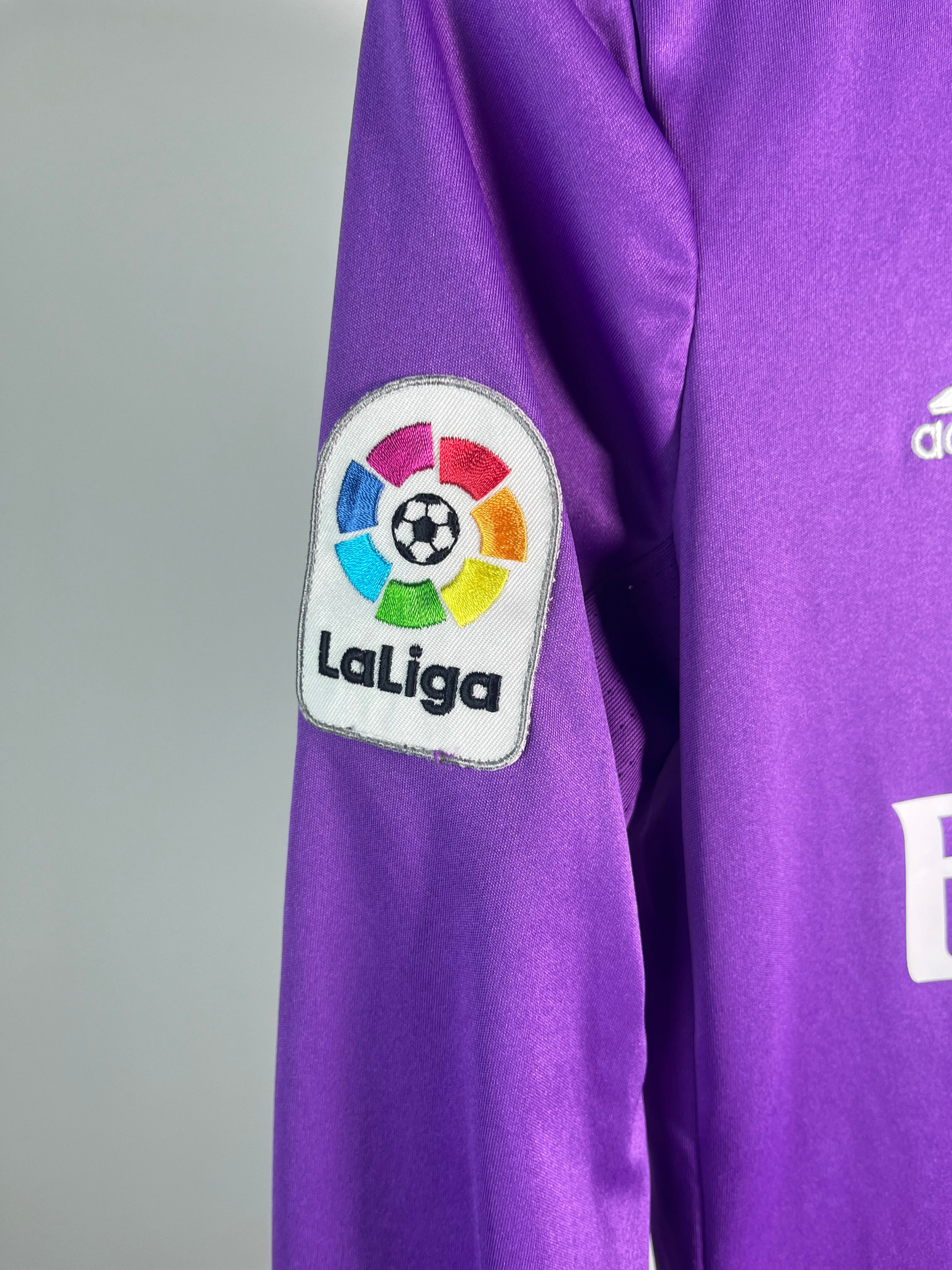 Jersey Real Madrid Visita 2016 2017 Manga Larga Crisitano Ronaldo (M Niño)