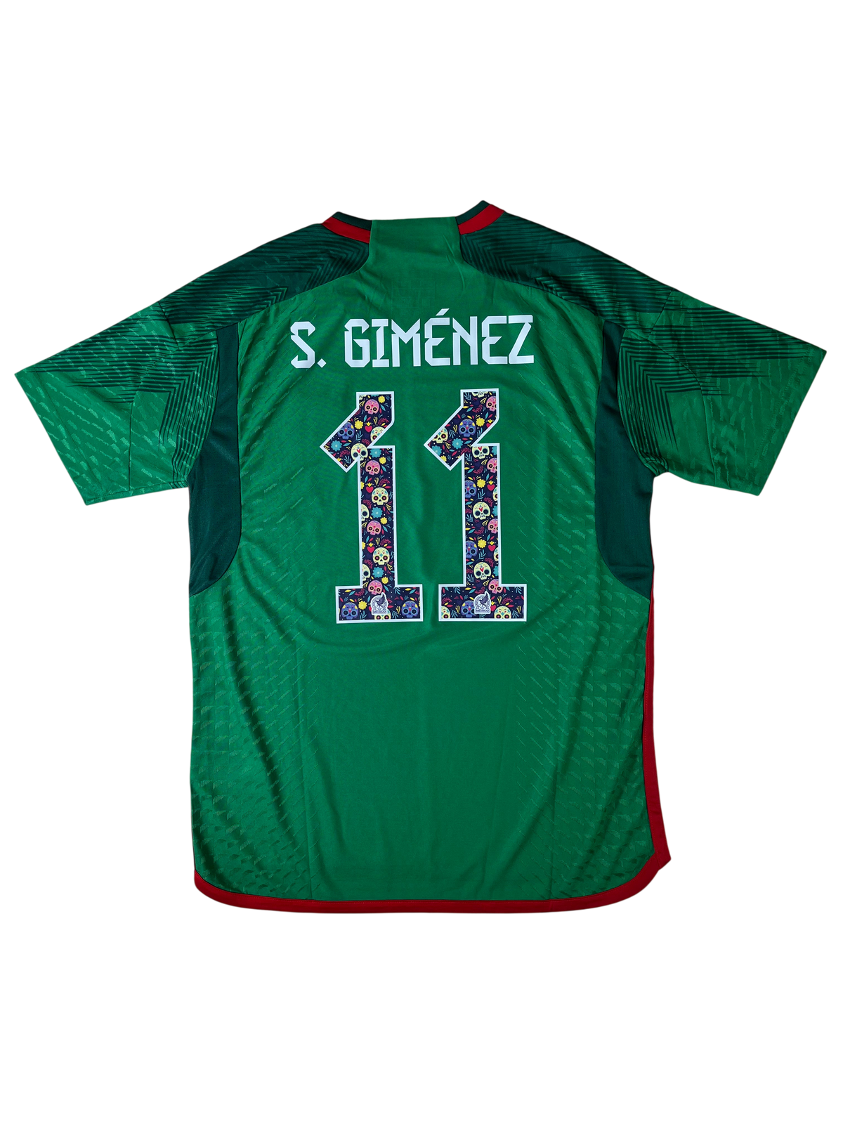 Jersey México Local 2022 2023 Versión Jugador Santiago Giménez *Día de Muertos*