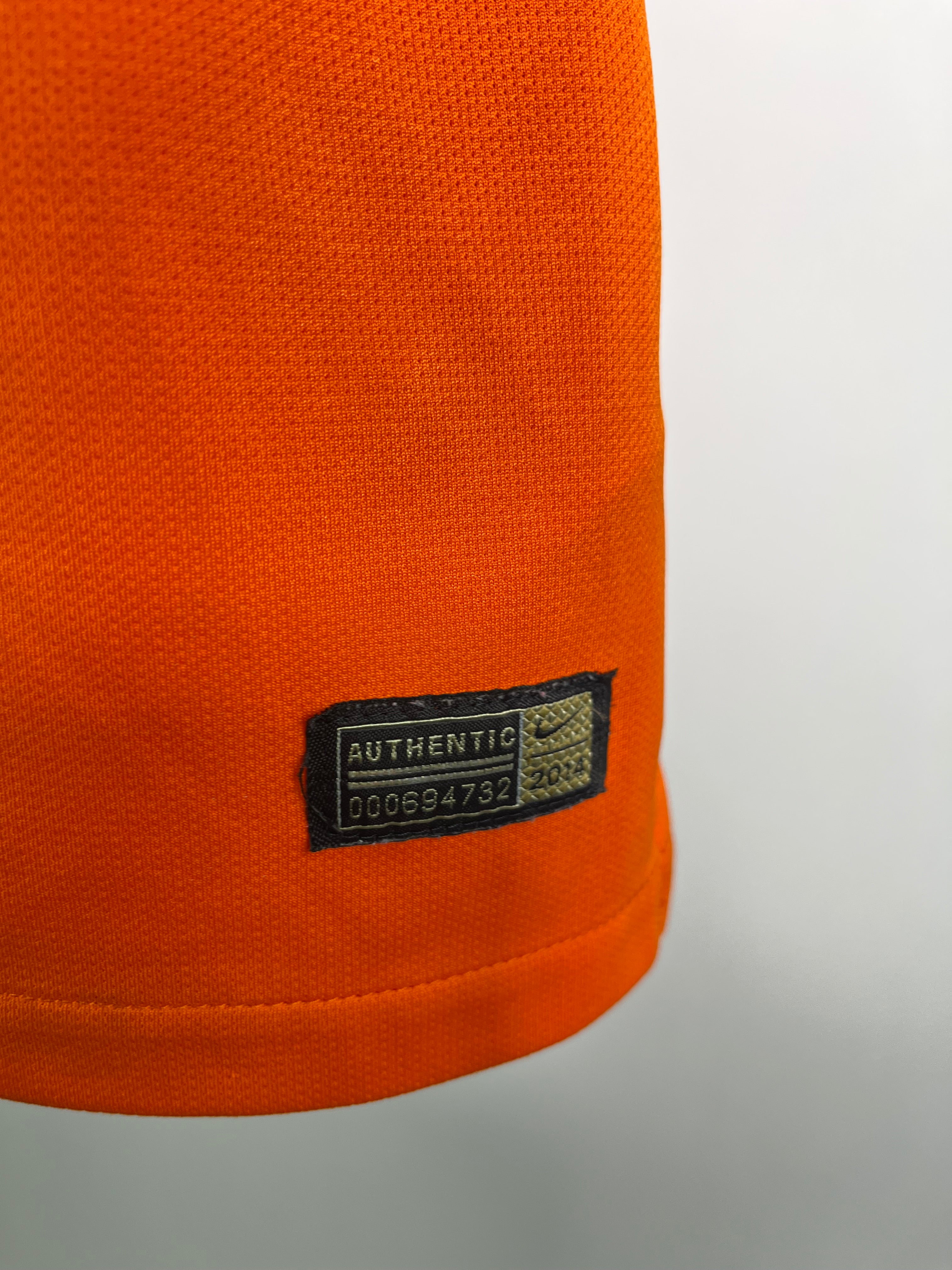 Jersey Holanda Local 2014 2015 Versión Jugador Arjen Robben (L)