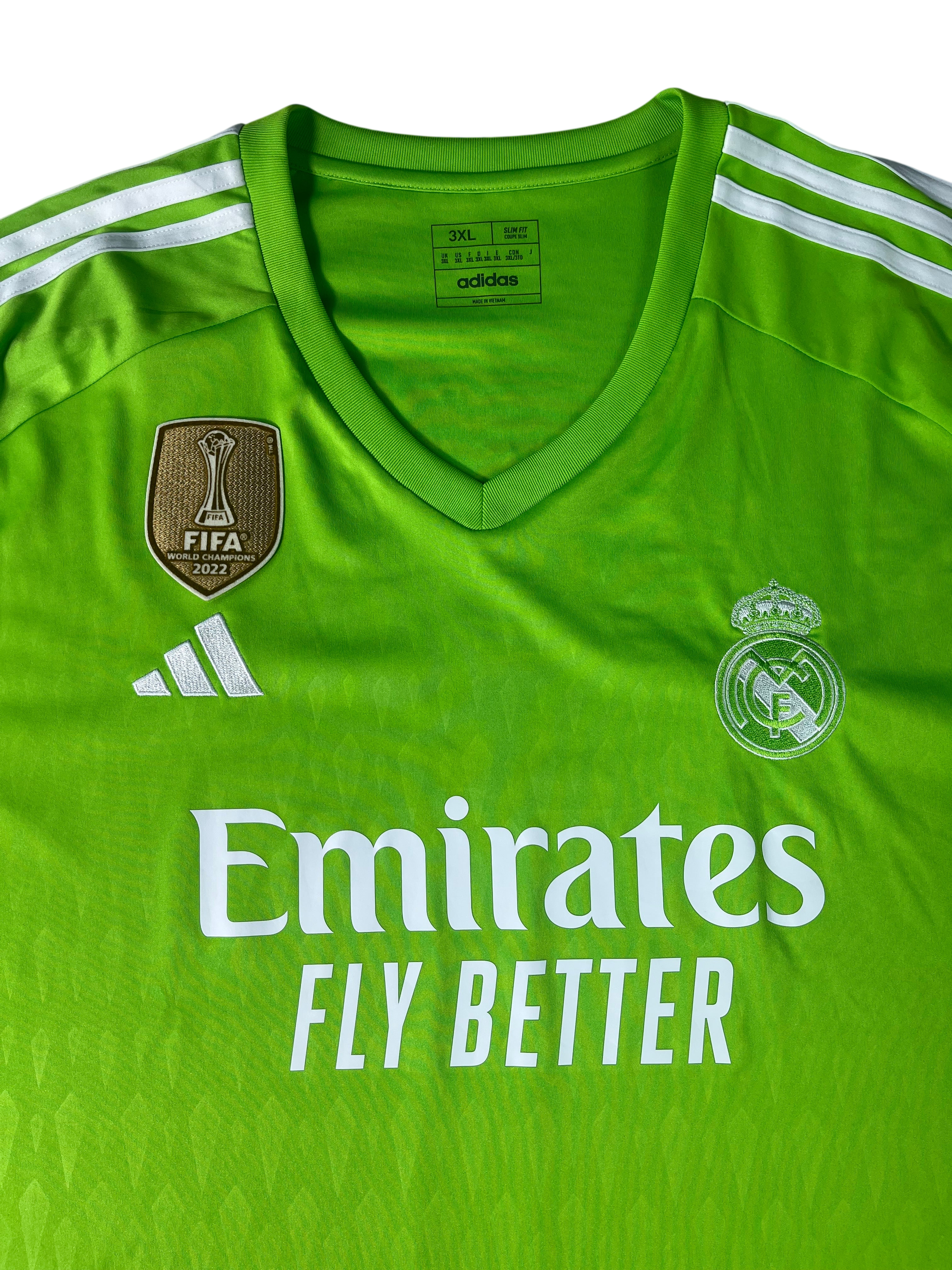 Jersey Real Madrid Portero 2023 2024 *Champions League* Thibaut Courtois (XXXL)