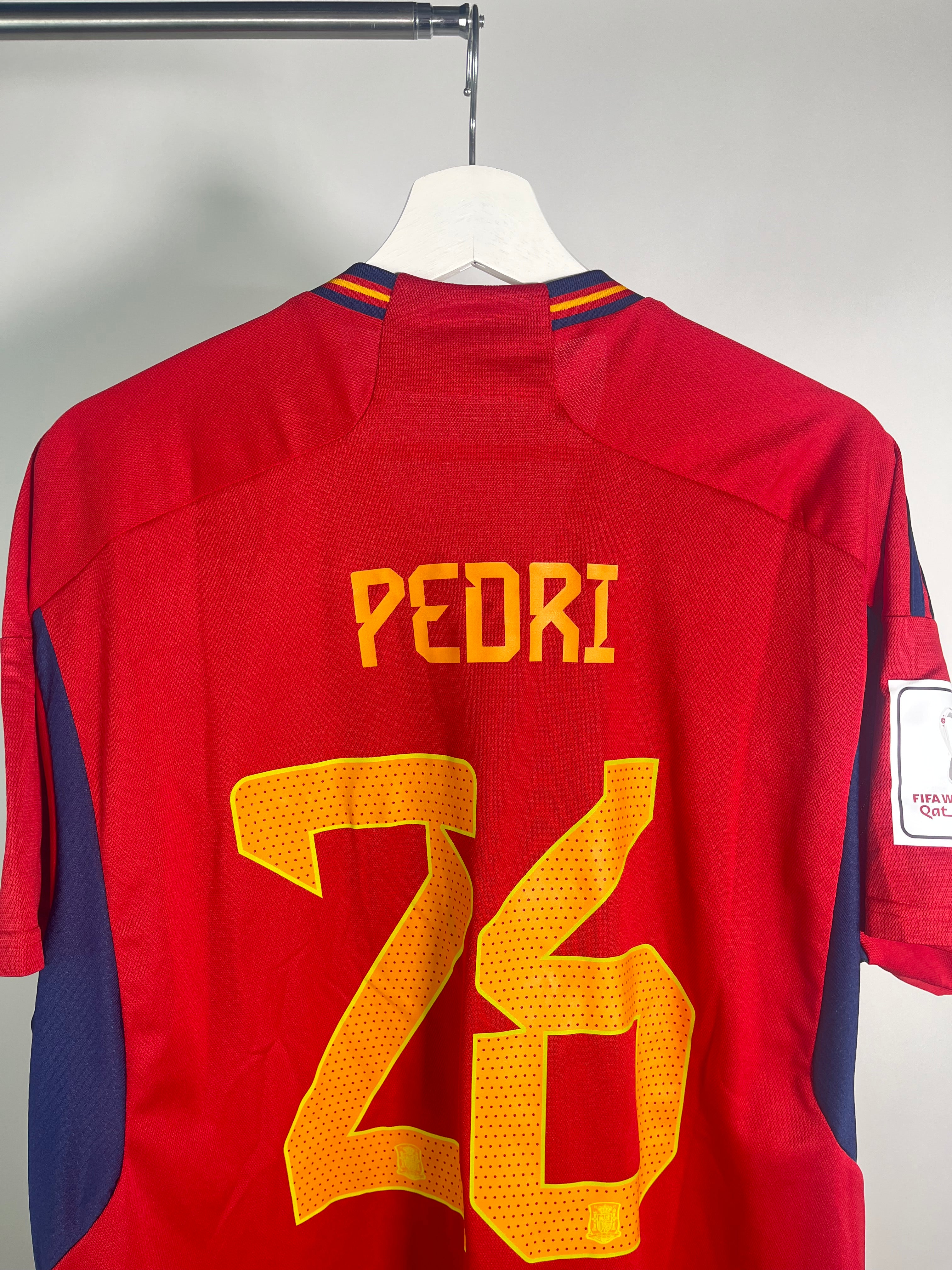 Jersey España Local 2024 2025 *Mundial Qatar* Pedri (XXL)