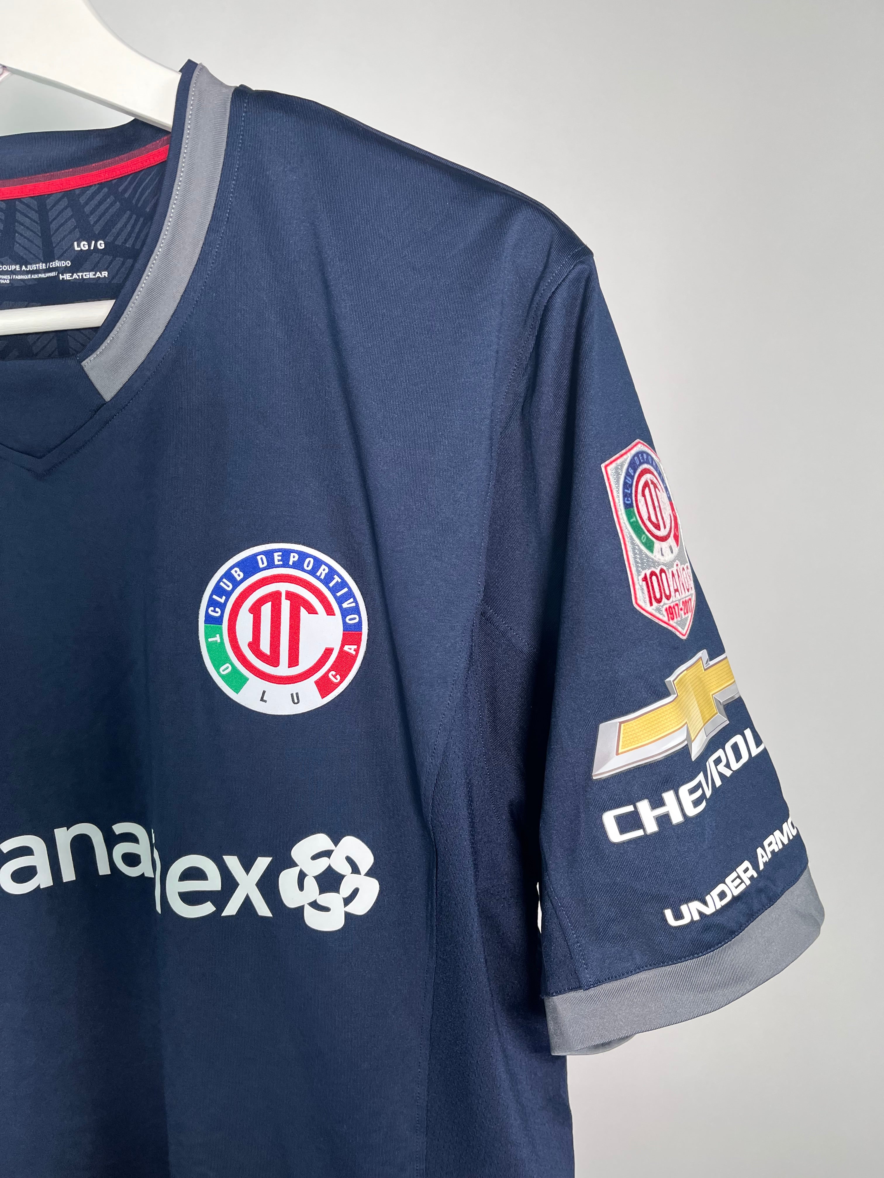 Jersey Toluca Tercera 2017 2018 Match Worn Rubens Sambueza (L)