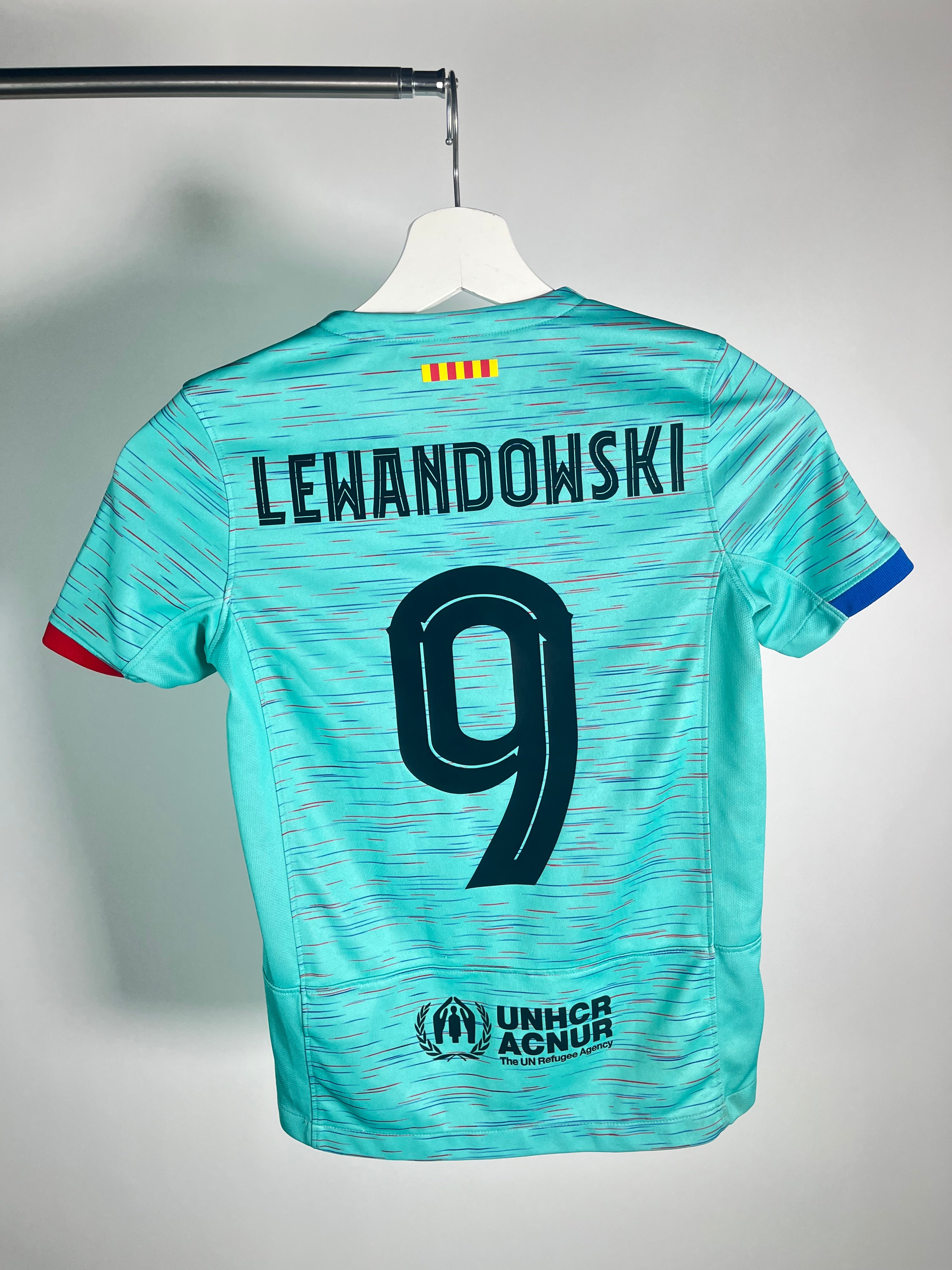 Jersey Barcelona Tercera 2023 2024 Robert Lewandowski (S Niño)