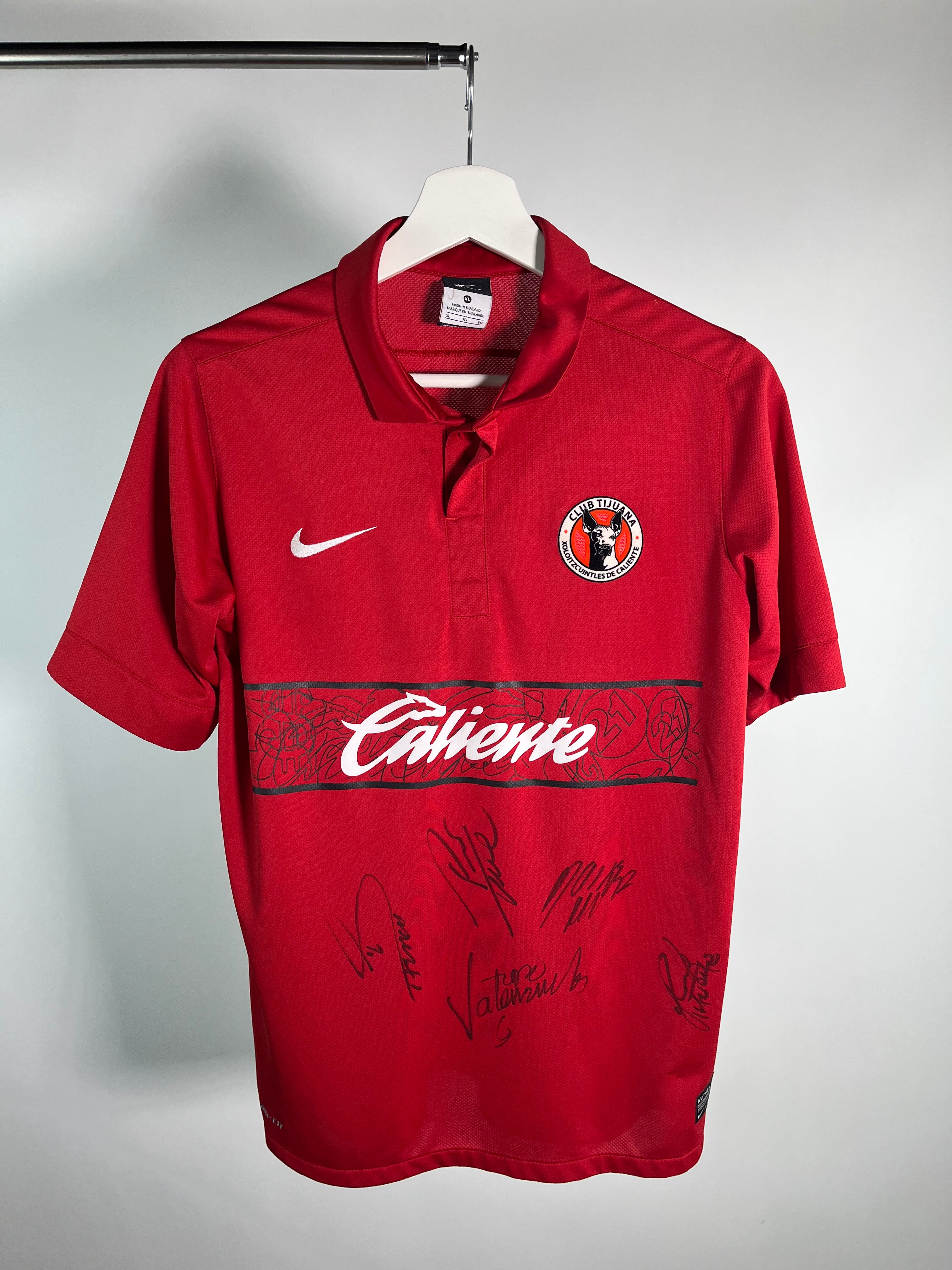 Jersey Xolos Local 2012 2013 Autografiada (XL Niño)