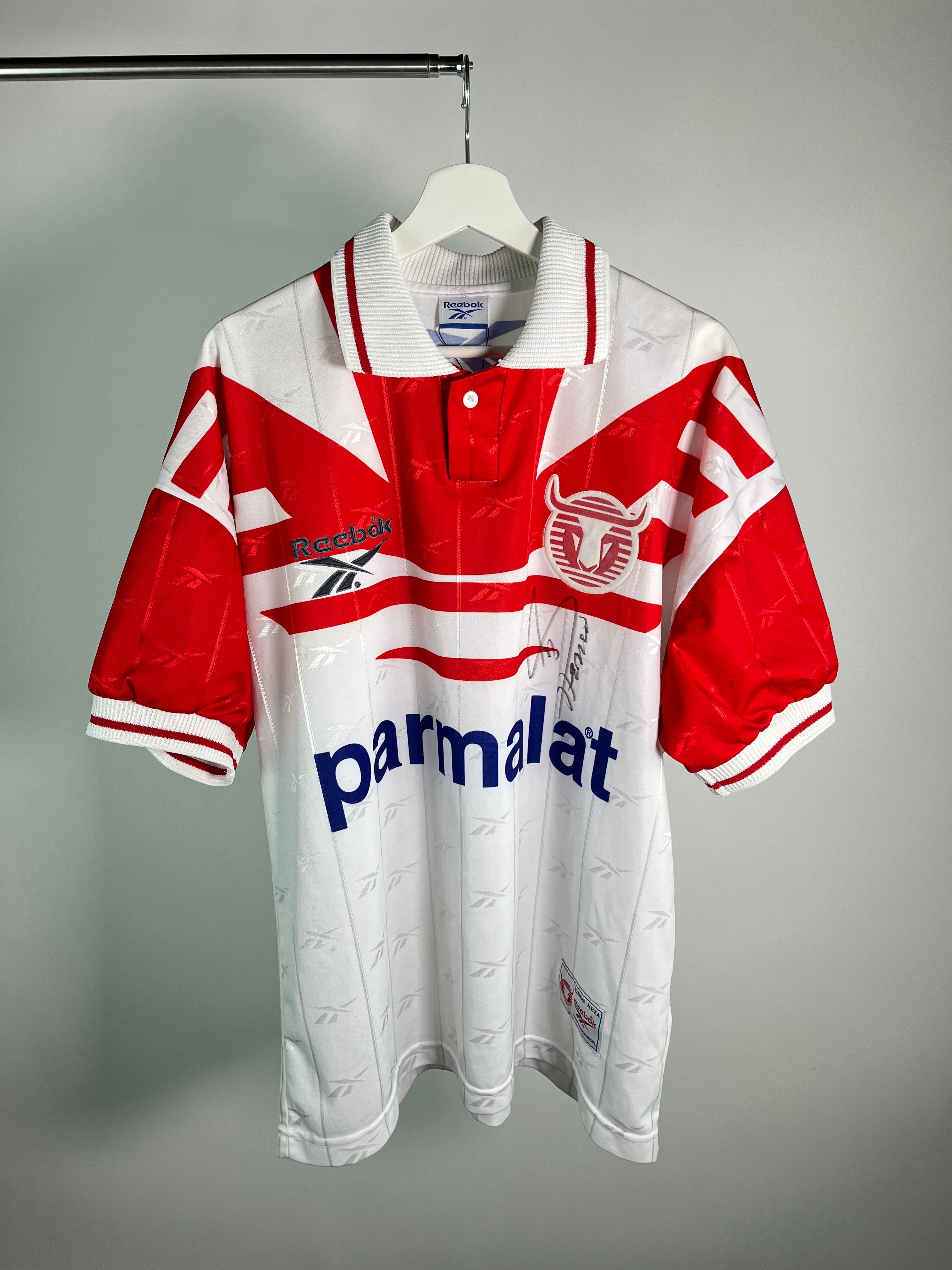 Jersey Toros Neza Visita 1997 1998 Autografiado Miguel Herrera (L)