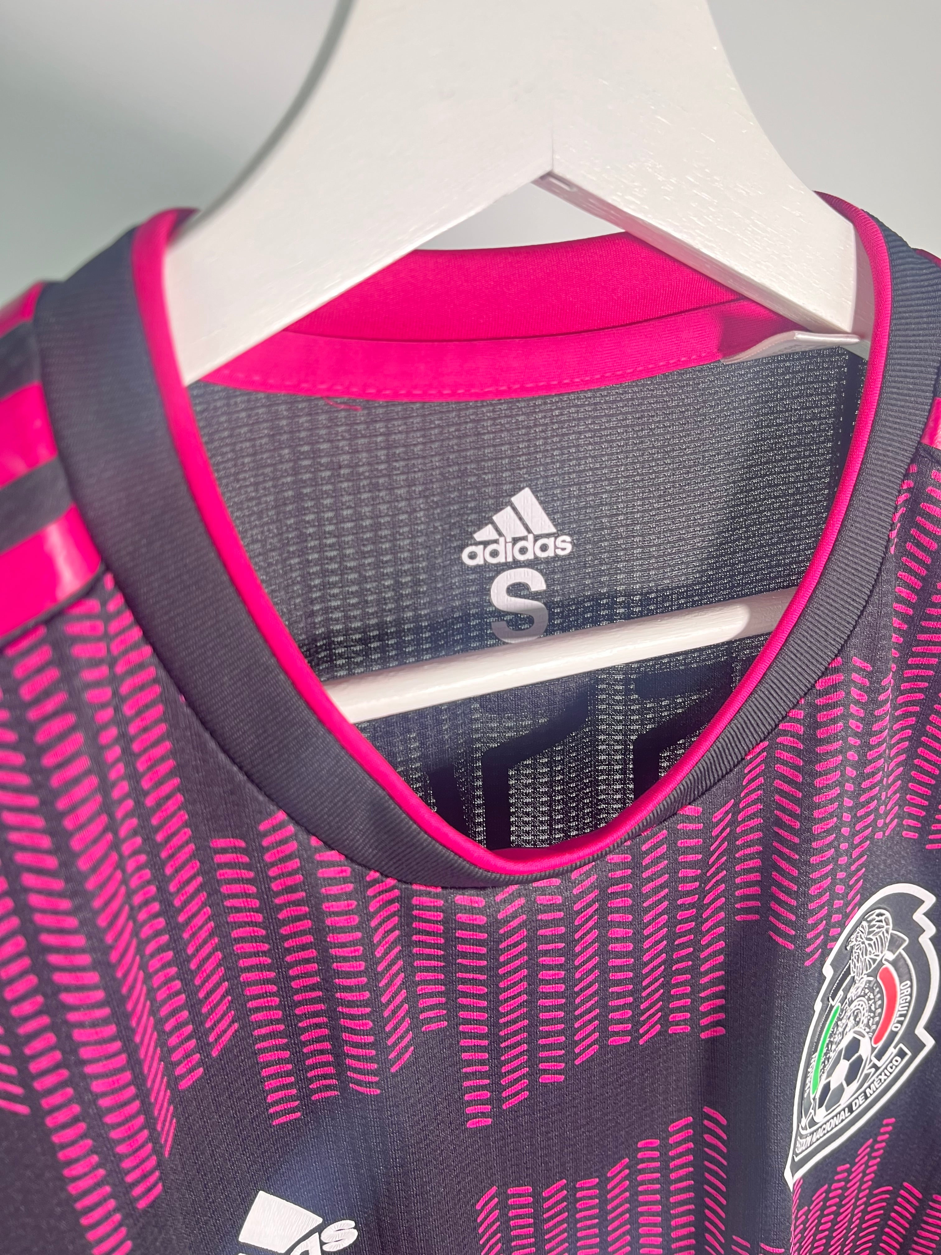 Jersey México Local 2021 2022 Versión Jugador Autografiado por Jonathan Dos Santos (S)