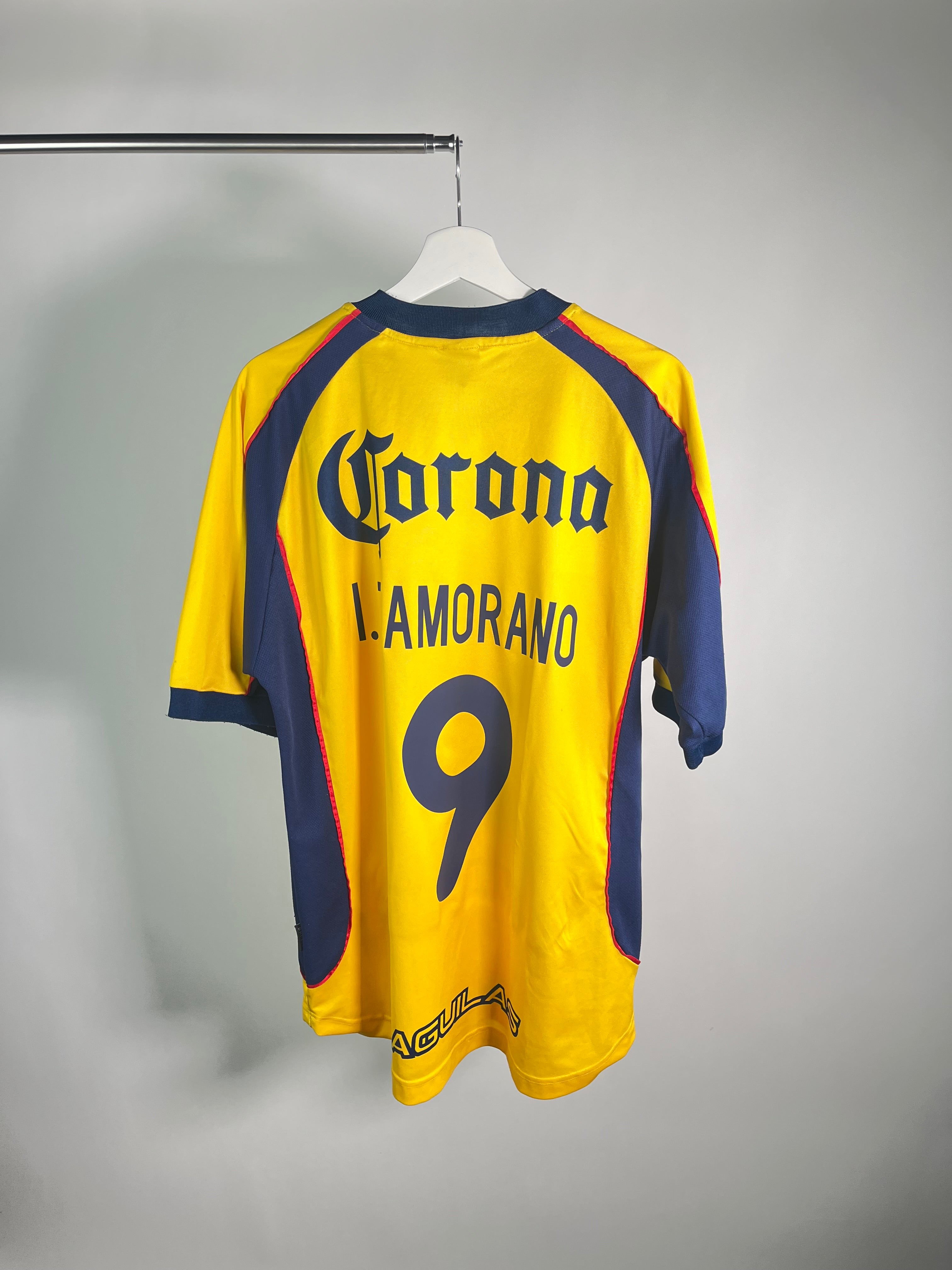 Jersey Club América Local 2001 2002 Iván Zamorano (L)