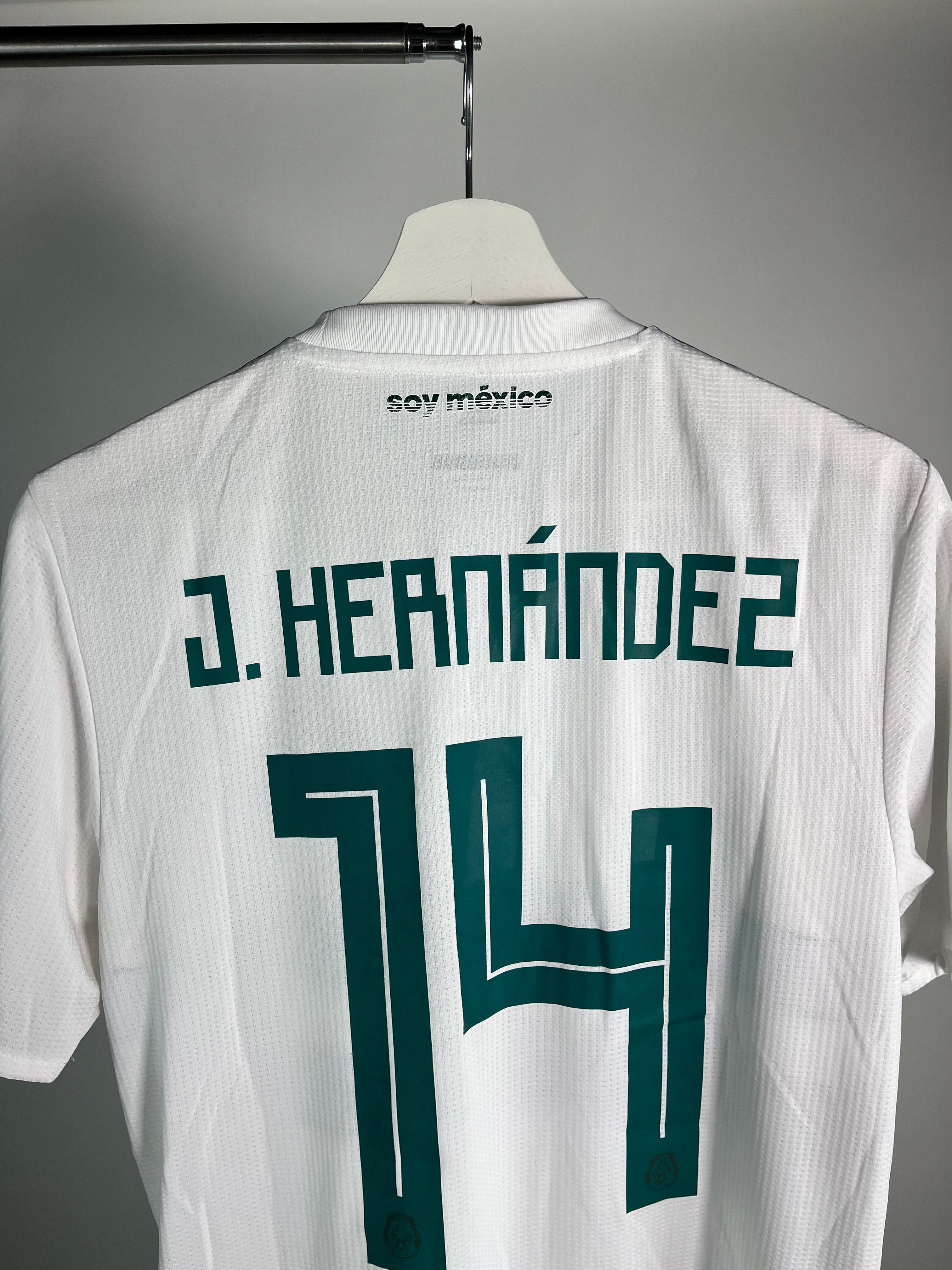 Jersey México Visita 2018 2019 Versión jugador Javier Hernández (S)