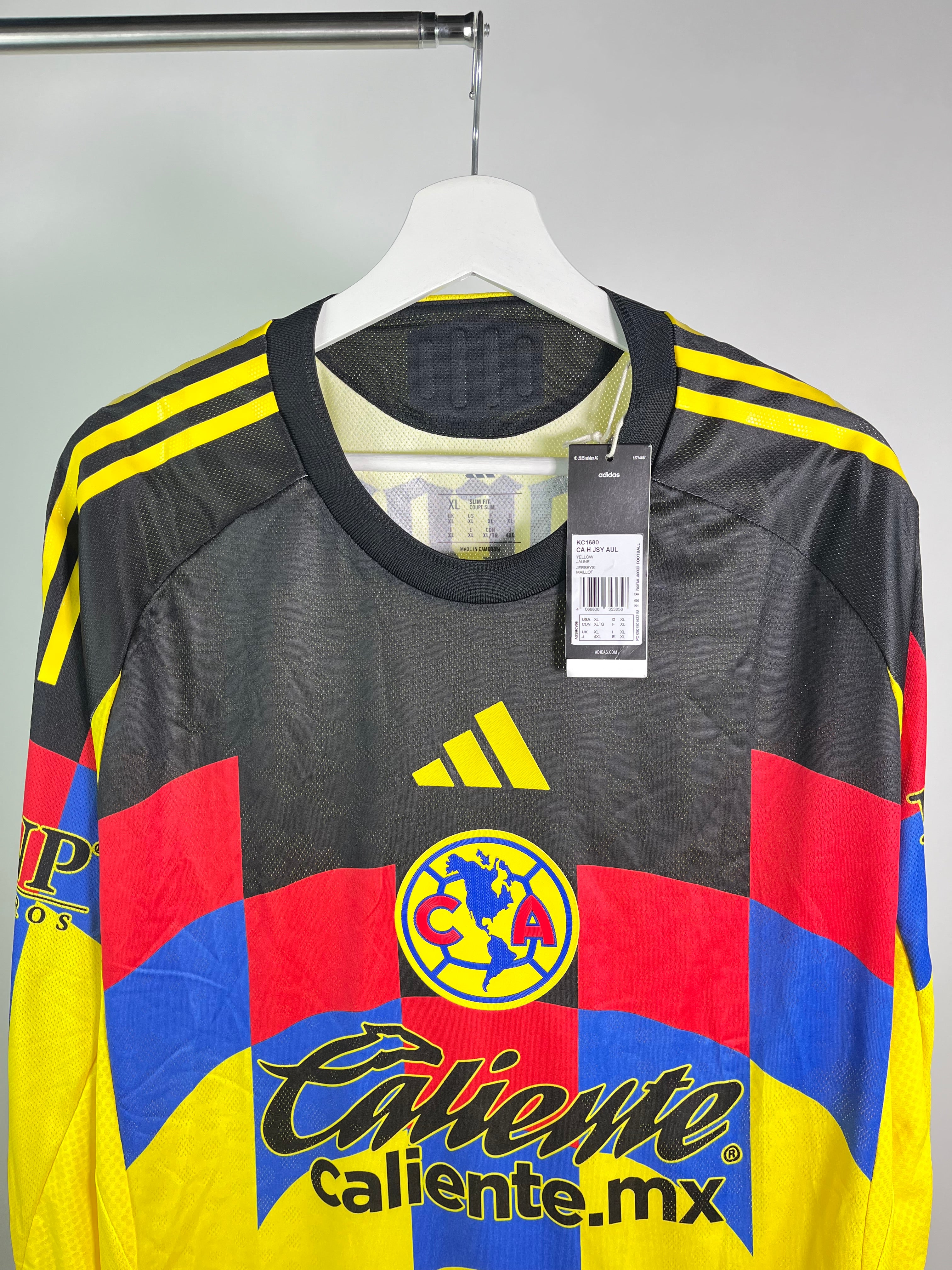 Jersey Club América Local 2025 2026 Manga Larga *C/Etiquetas* (XL)
