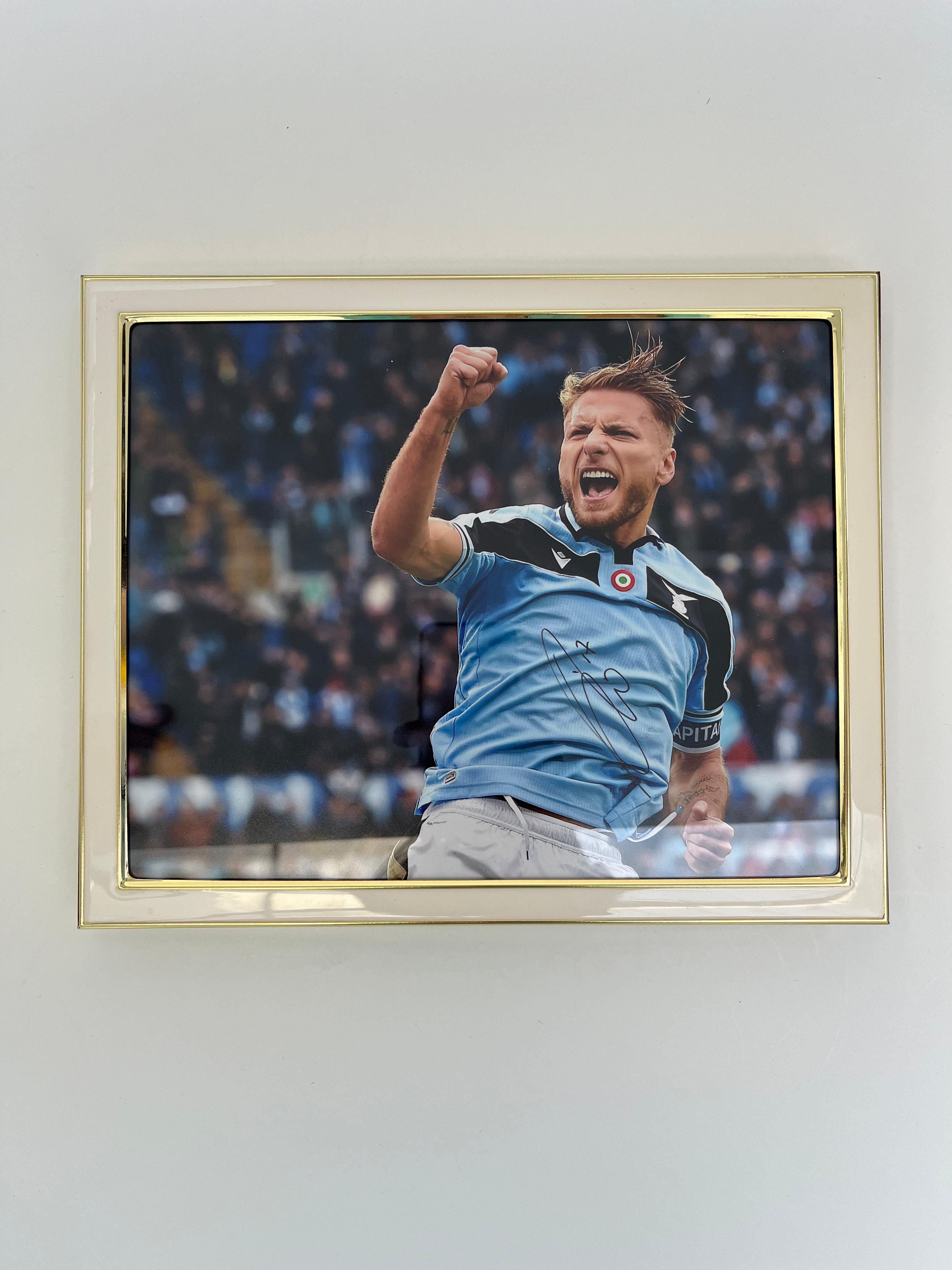 Fotografia Ciro Immobile Autografiada *Incluye Marco*