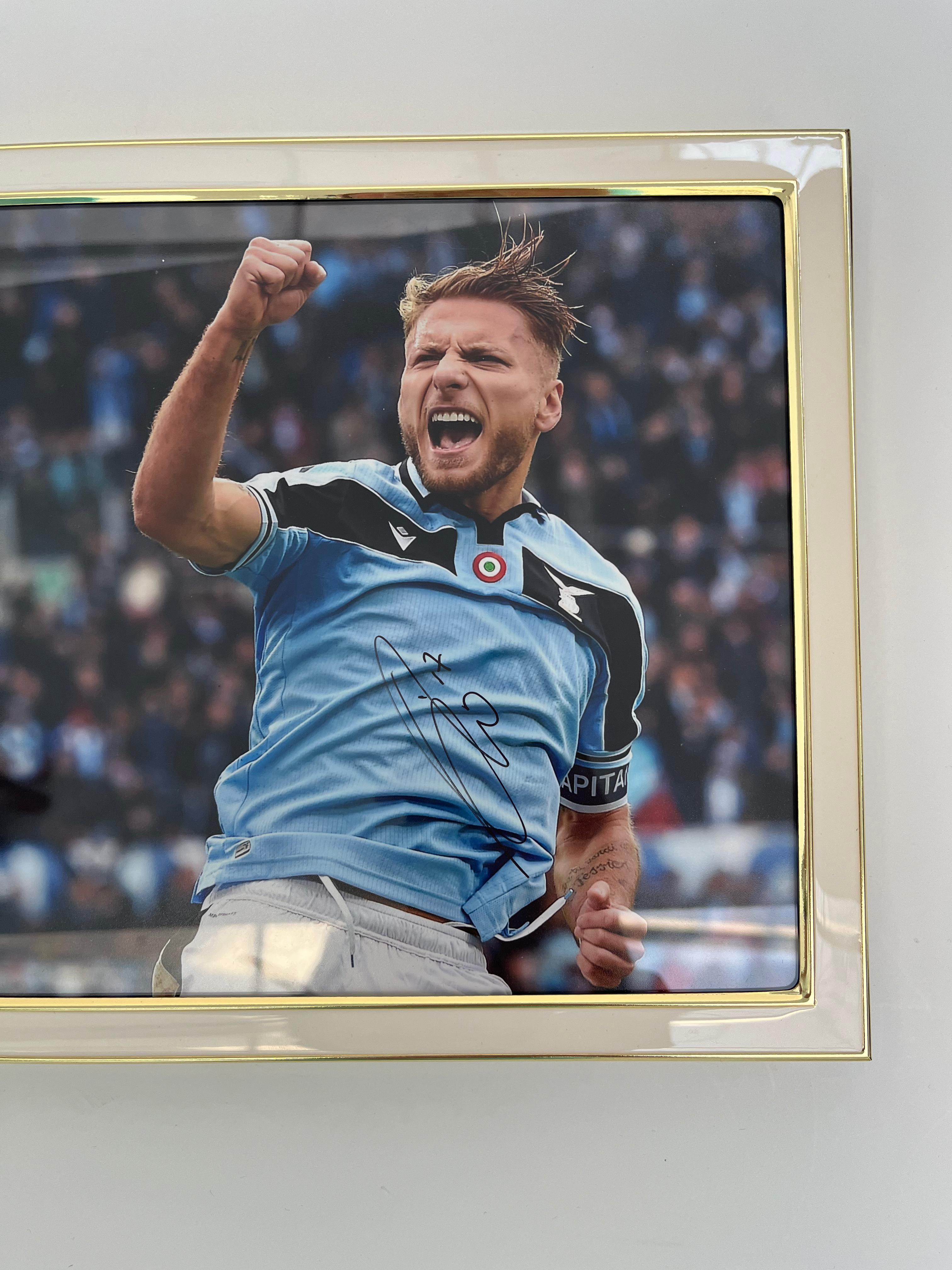 Fotografia Ciro Immobile Autografiada *Incluye Marco*