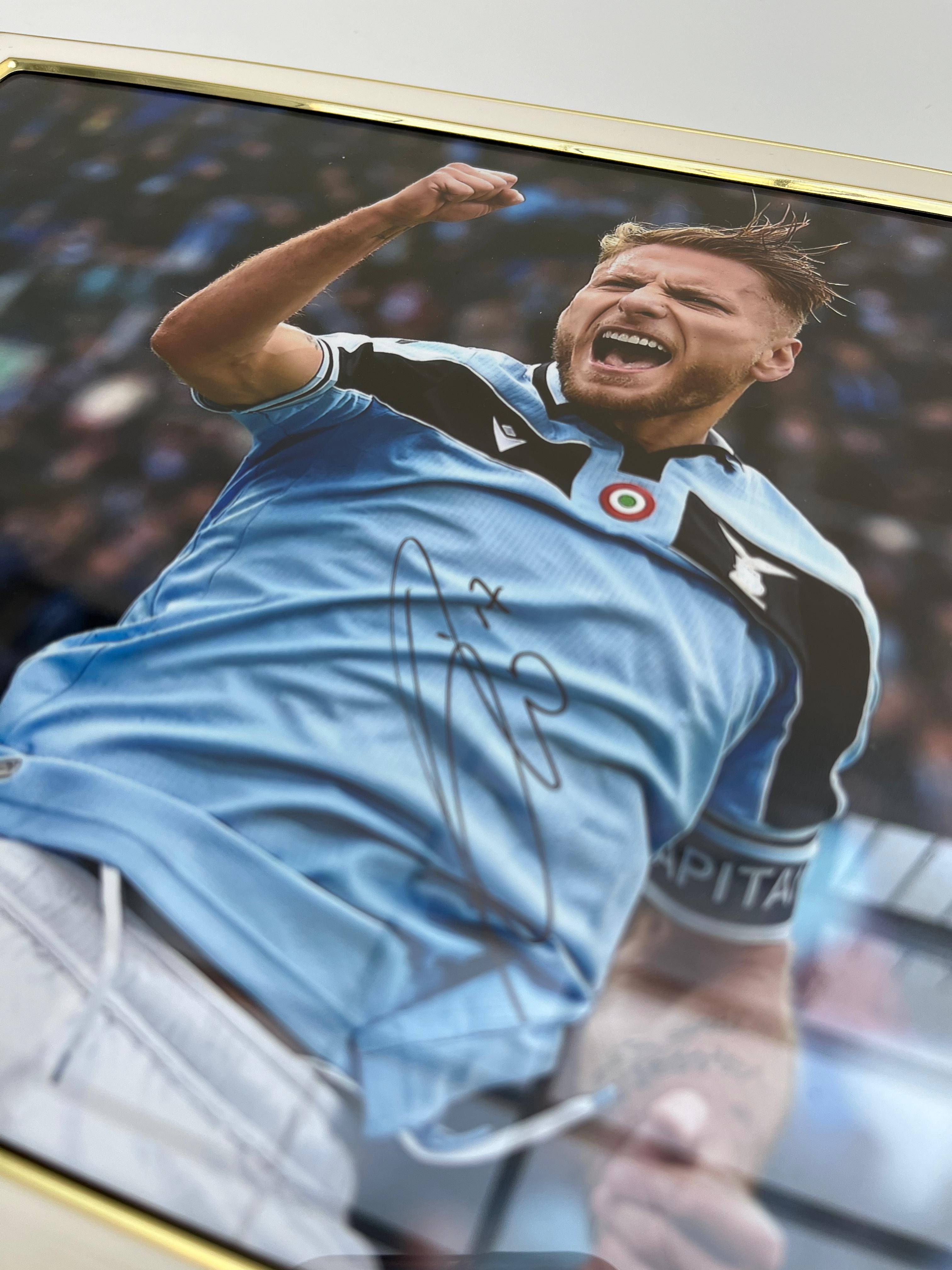 Fotografia Ciro Immobile Autografiada *Incluye Marco*