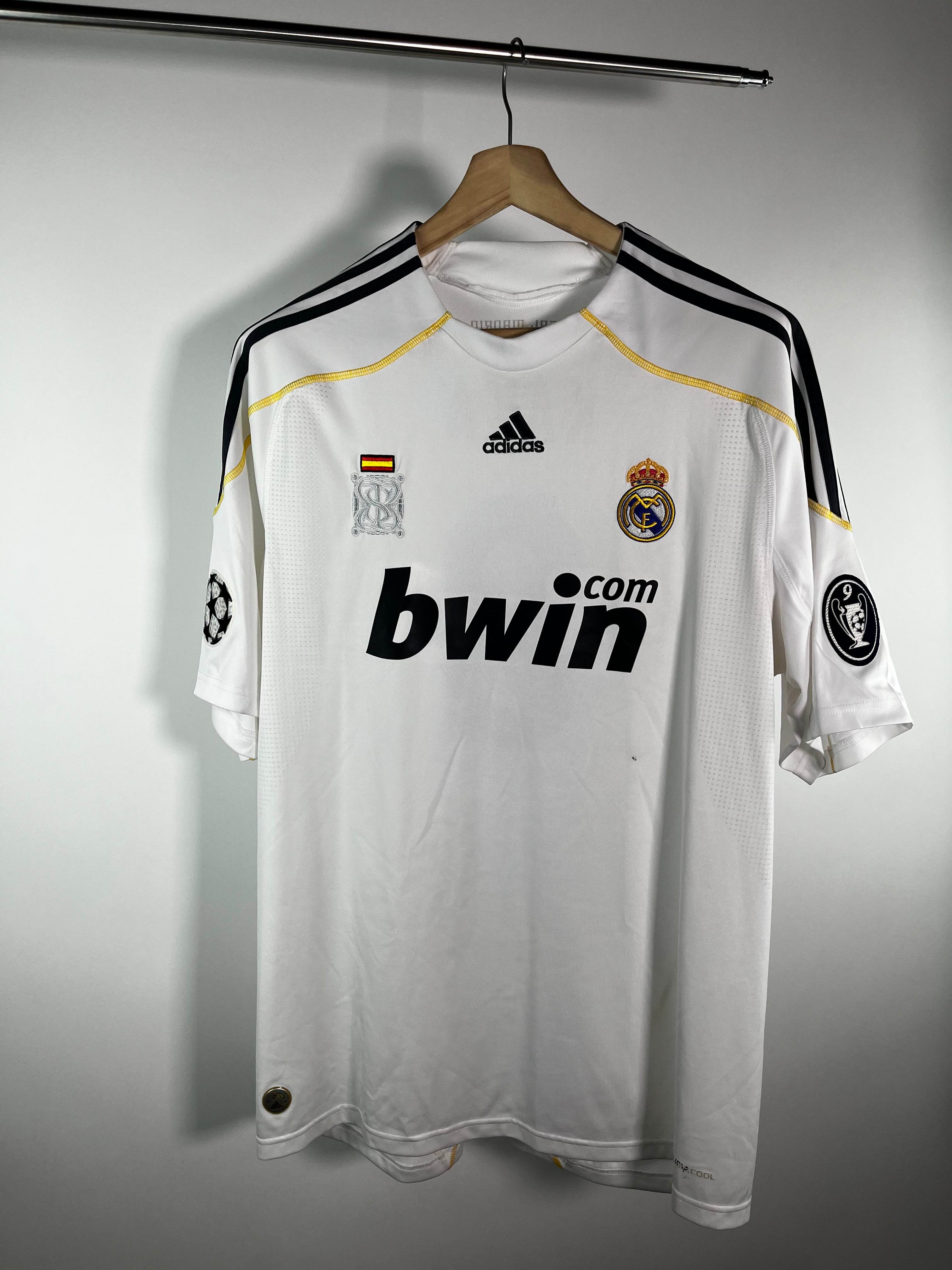 Jersey Real Madrid Local 2009 2010 *Champions League* Kaká (XL)