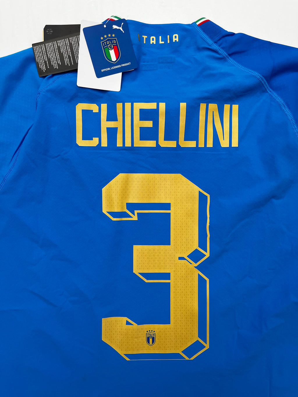 Jersey Italia Local 2022 2023 Versión Jugador *C/Etiquetas* Giorgio Chiellini (XL)