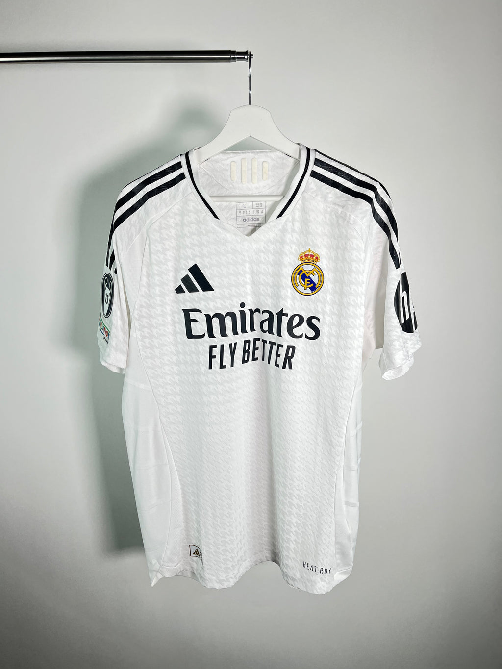 Jersey Real Madrid Local 2024 2025 Versión Jugador Kylian Mbappé (L)