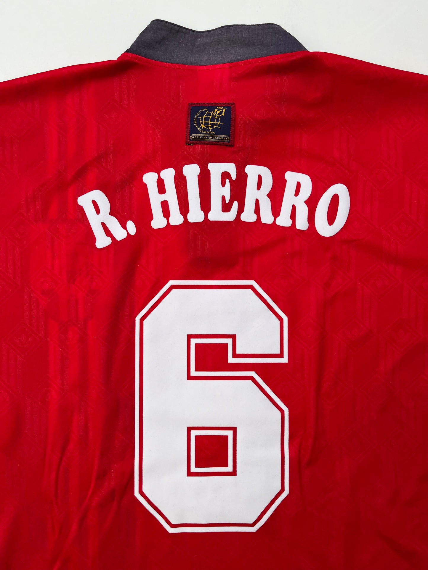Jersey España Local 1996 1997 Fernando Hierro (L)
