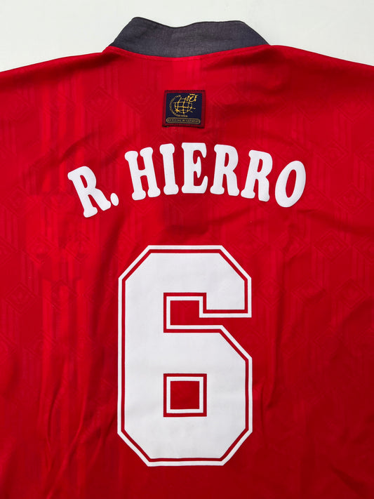 Jersey España Local 1996 1997 Fernando Hierro (L)