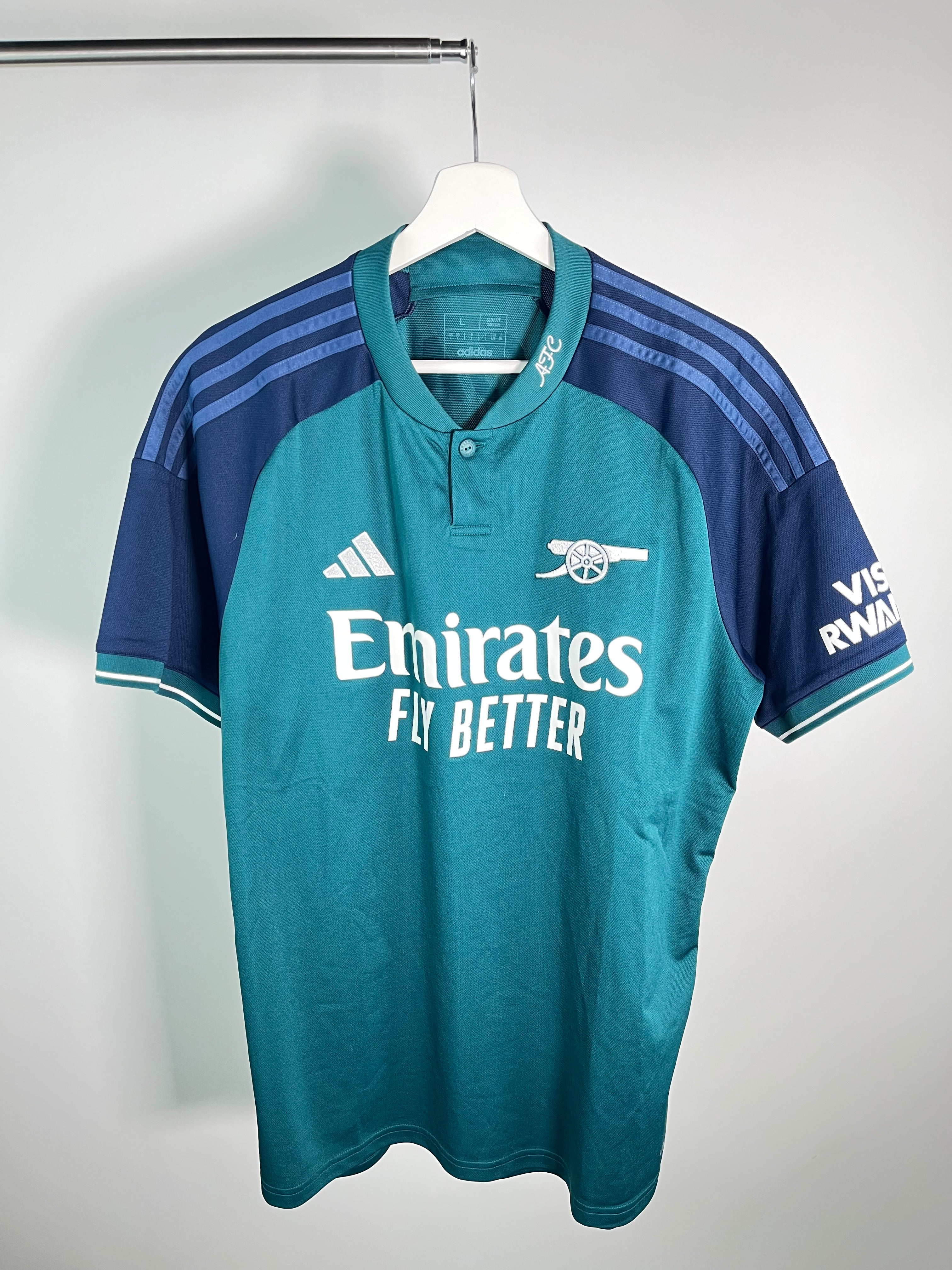 Jersey Arsenal Tercera 2023 2024 Martin Odegaard (L)