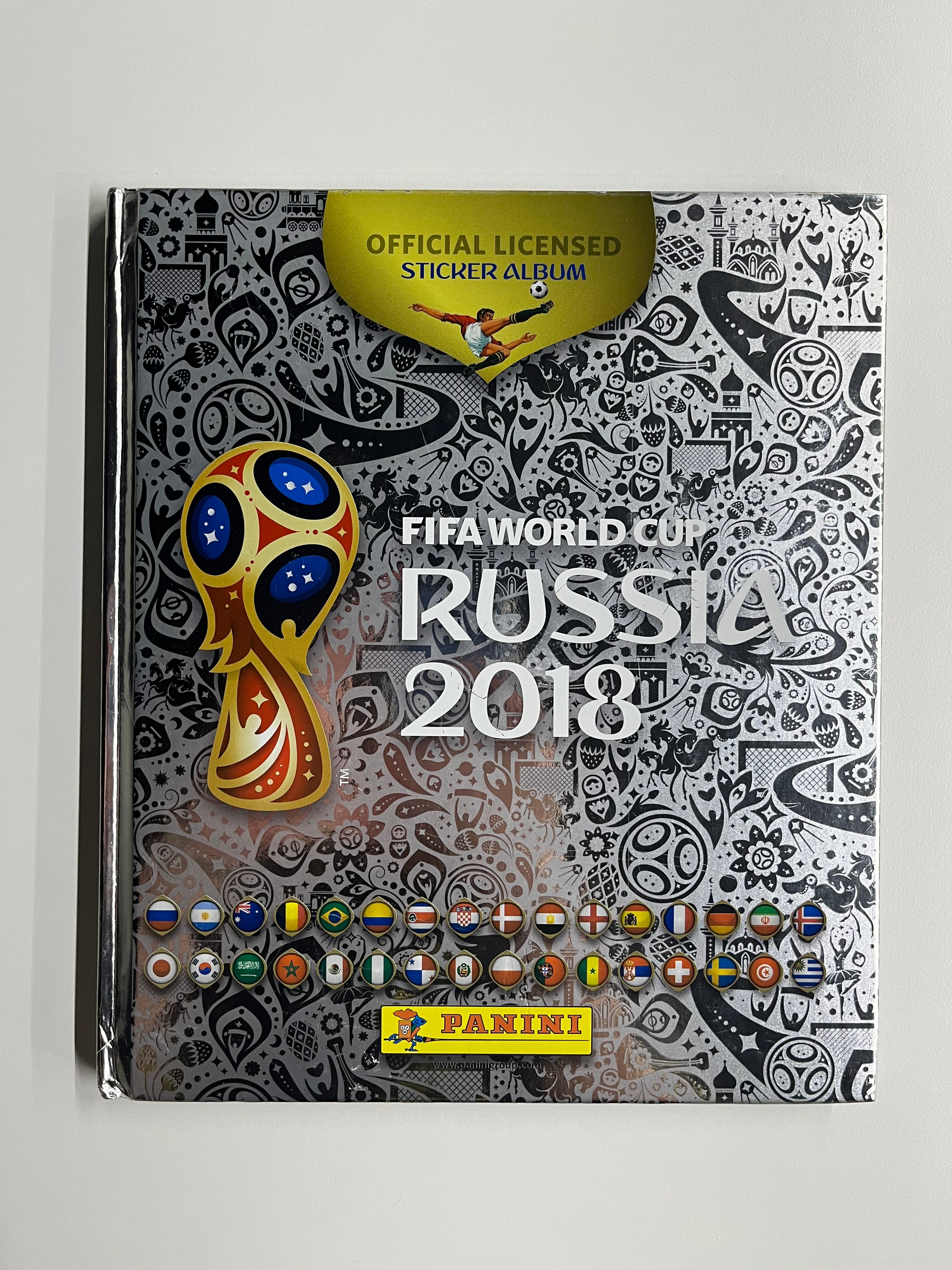 Álbum Panini Mundial Rusia 2018 Pasta Dura (Completo)