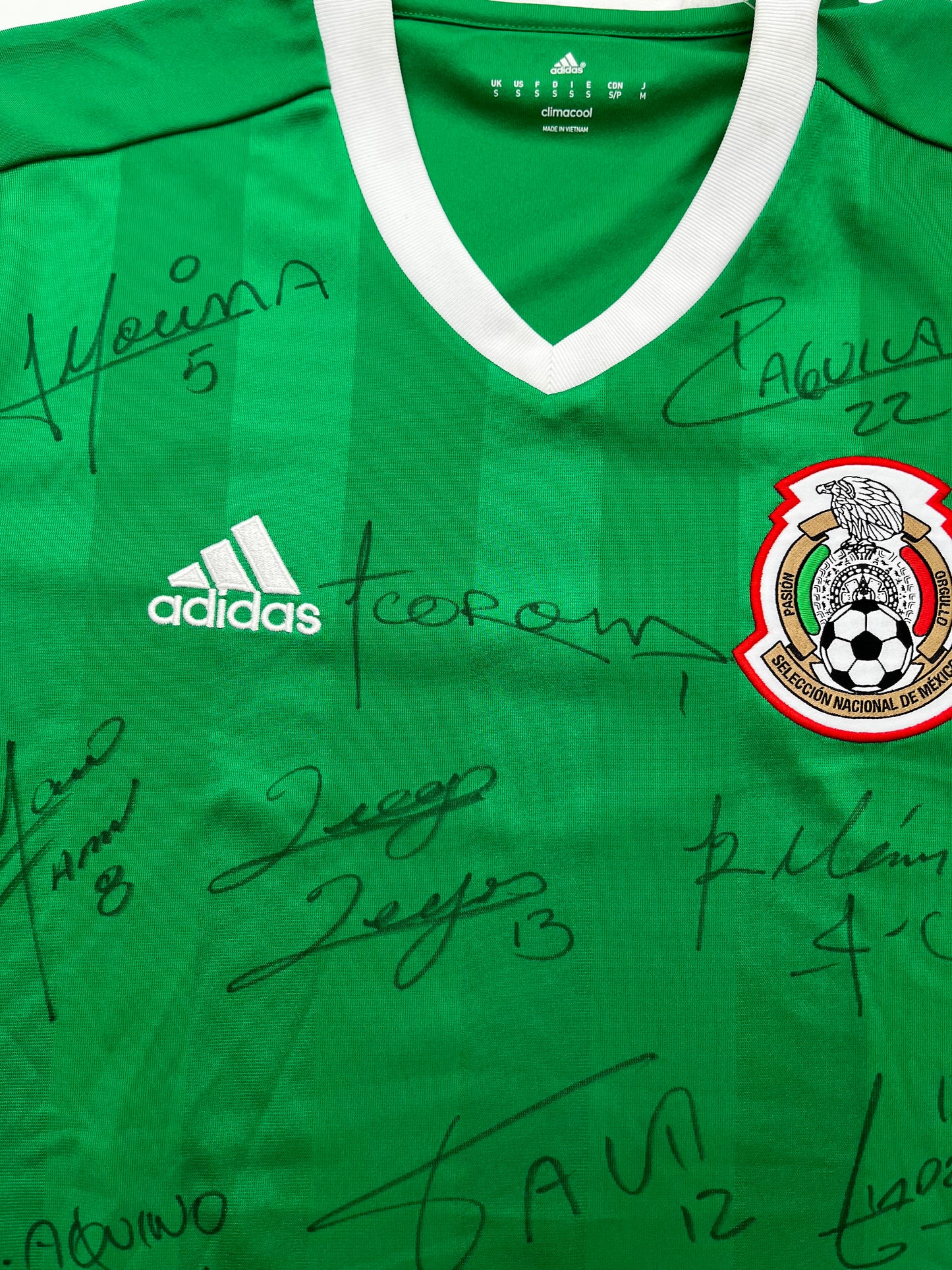 Jersey México Local 2016 2018 Autografiada *C/Etiquetas* (S)