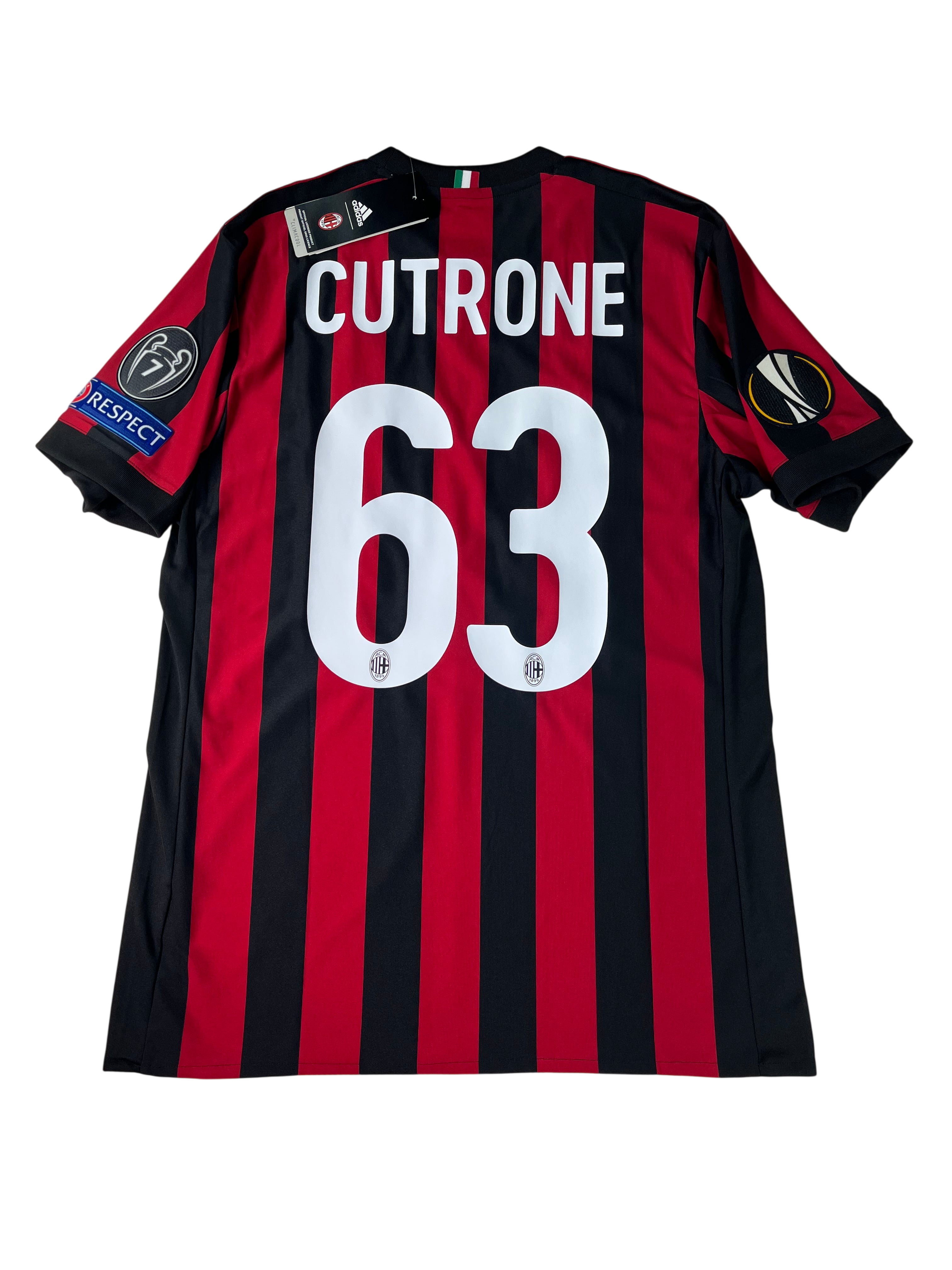 Jersey Ac Milán Local *Europa League* 2017 2018 *C/Etiquetas* Patrick Crutone (M)