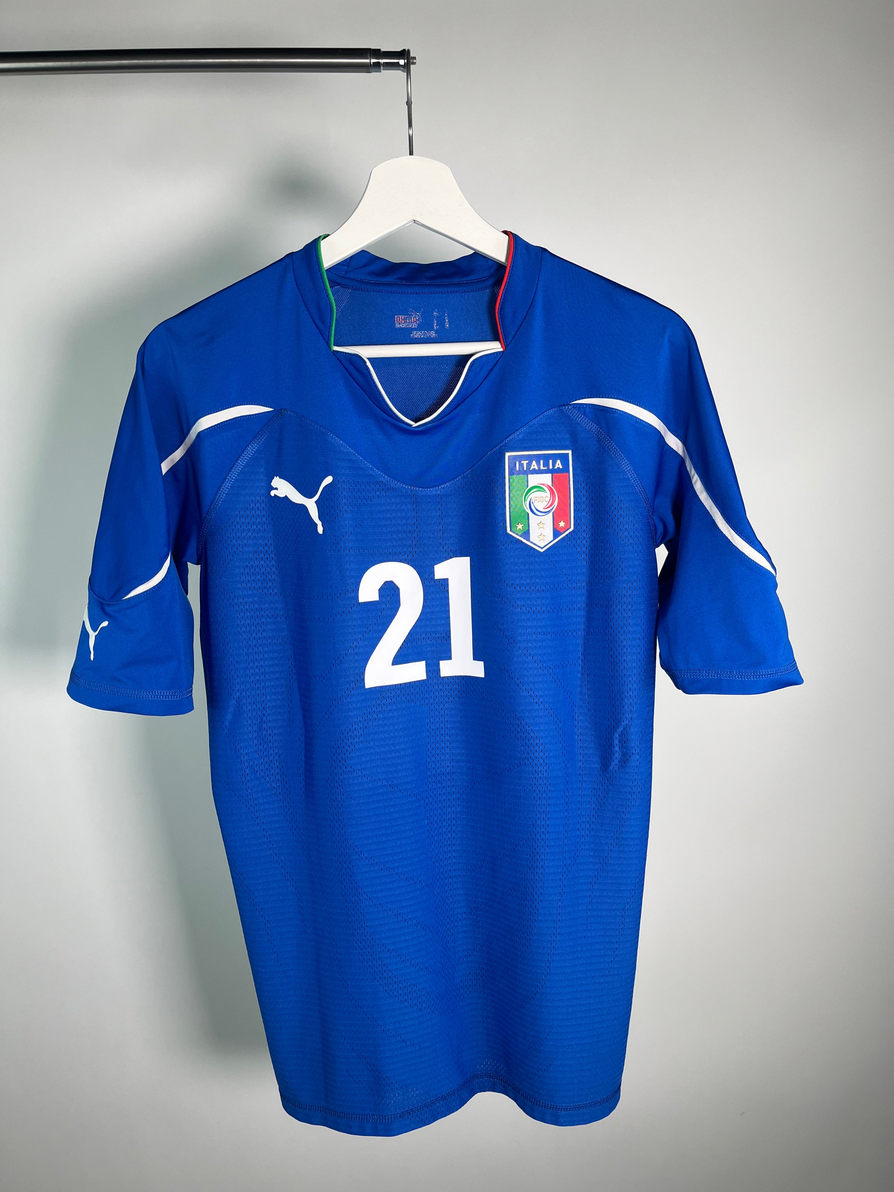 Jersey Italia Local 2010 2011 Versión Jugador Andrea Pirlo (M)