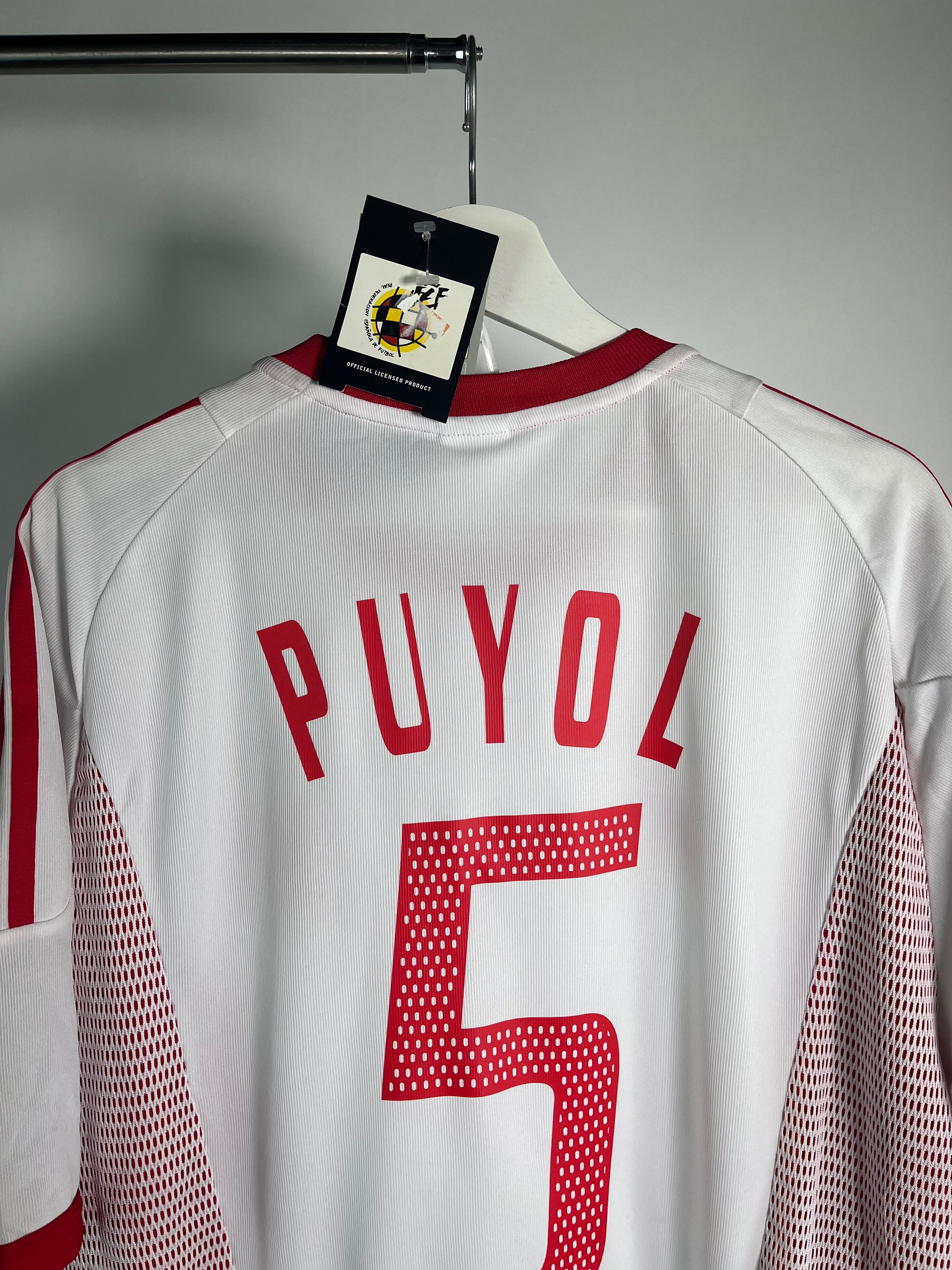 Jersey España Visita 2002 2004 Carles Puyol *C/Etiquetas* (L)