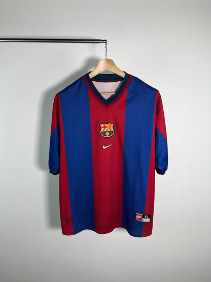 Jersey Barcelona Local 1998 1999 Rivaldo (XL)