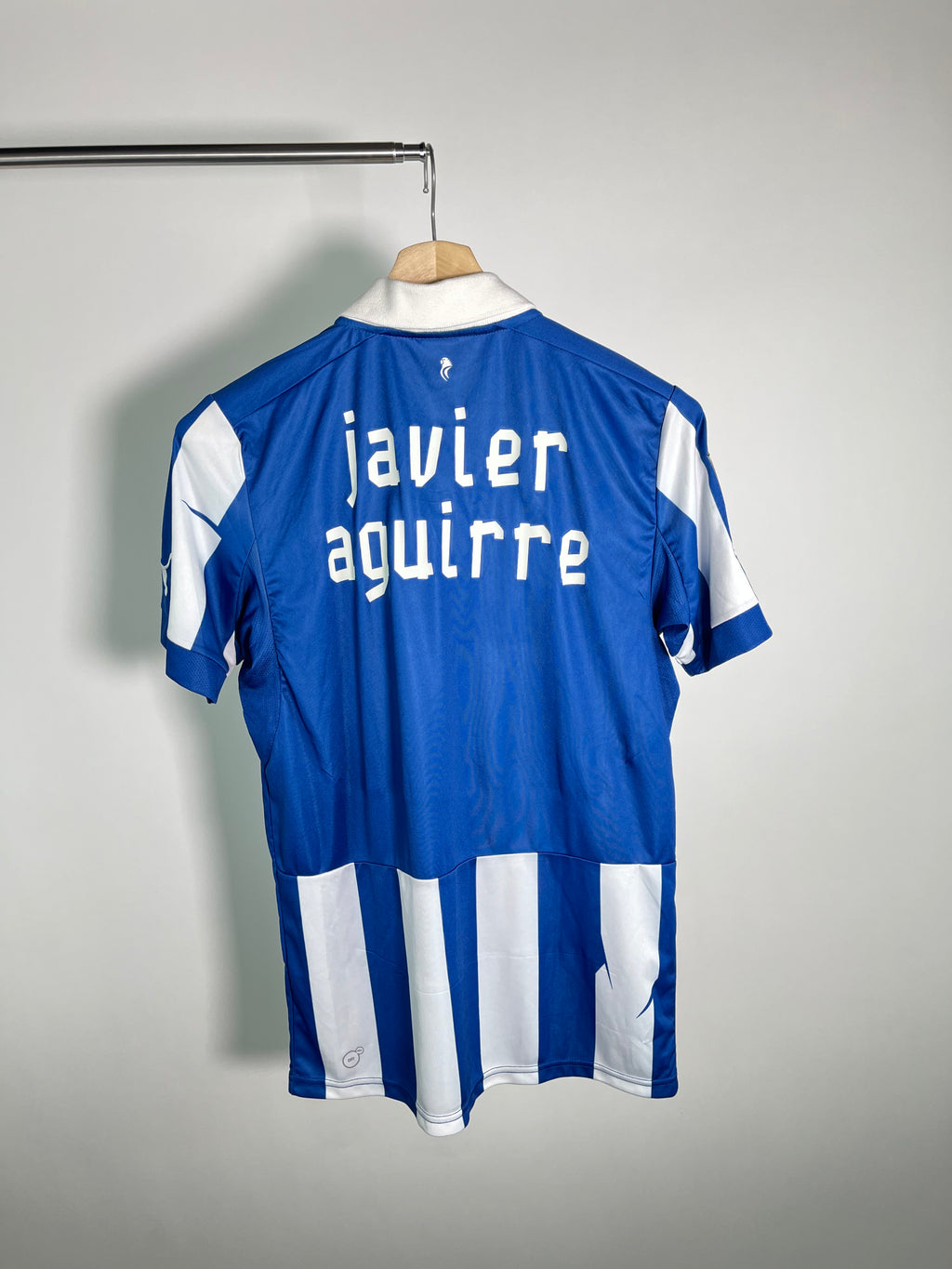 Jersey Espanyol de Barcelona Local 2012 2013 Autografiado Javier Aguirre (M)