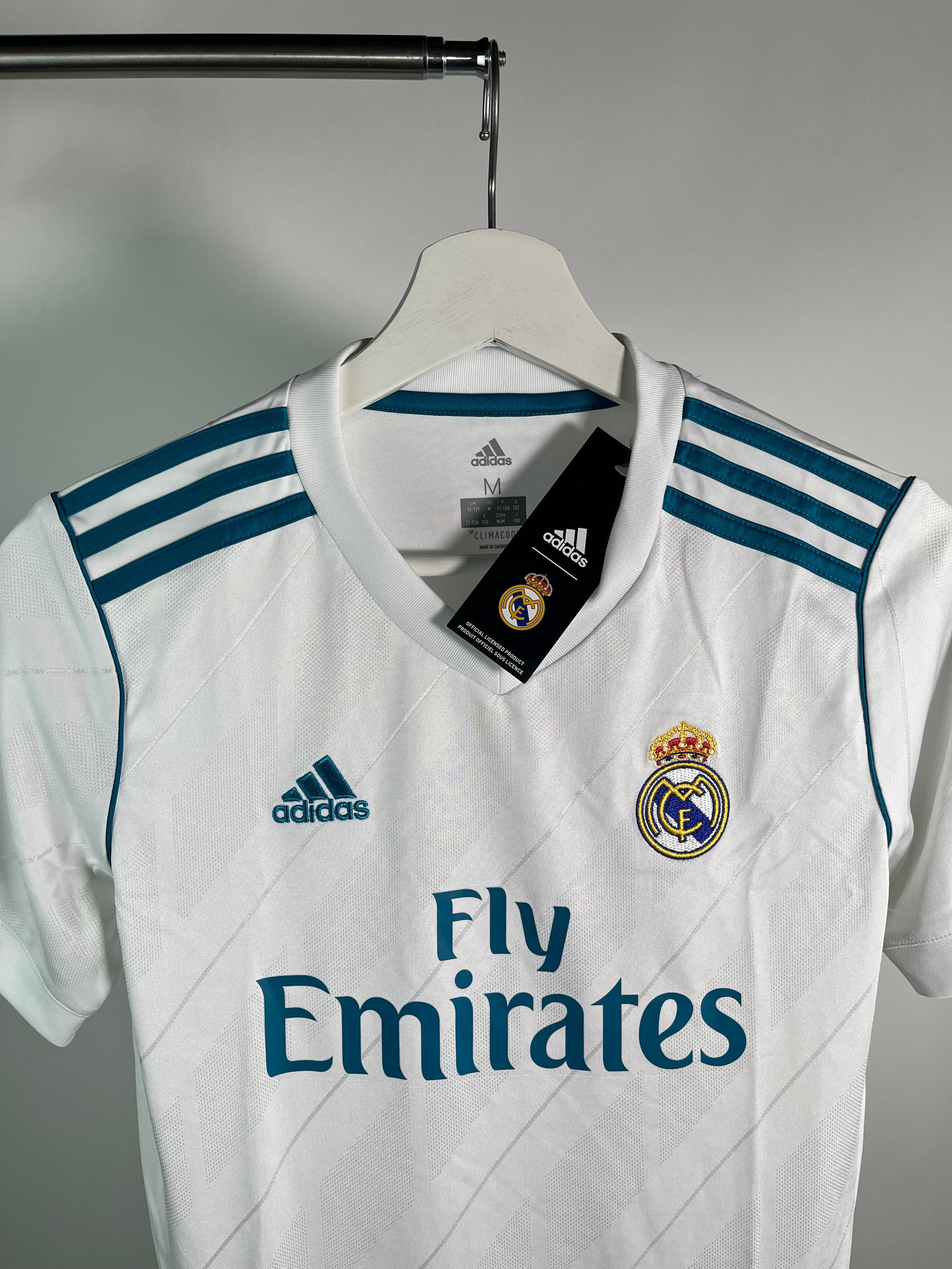 Jersey Real Madrid Local 2017 2018 *C/Etiquetas* (M Niño)