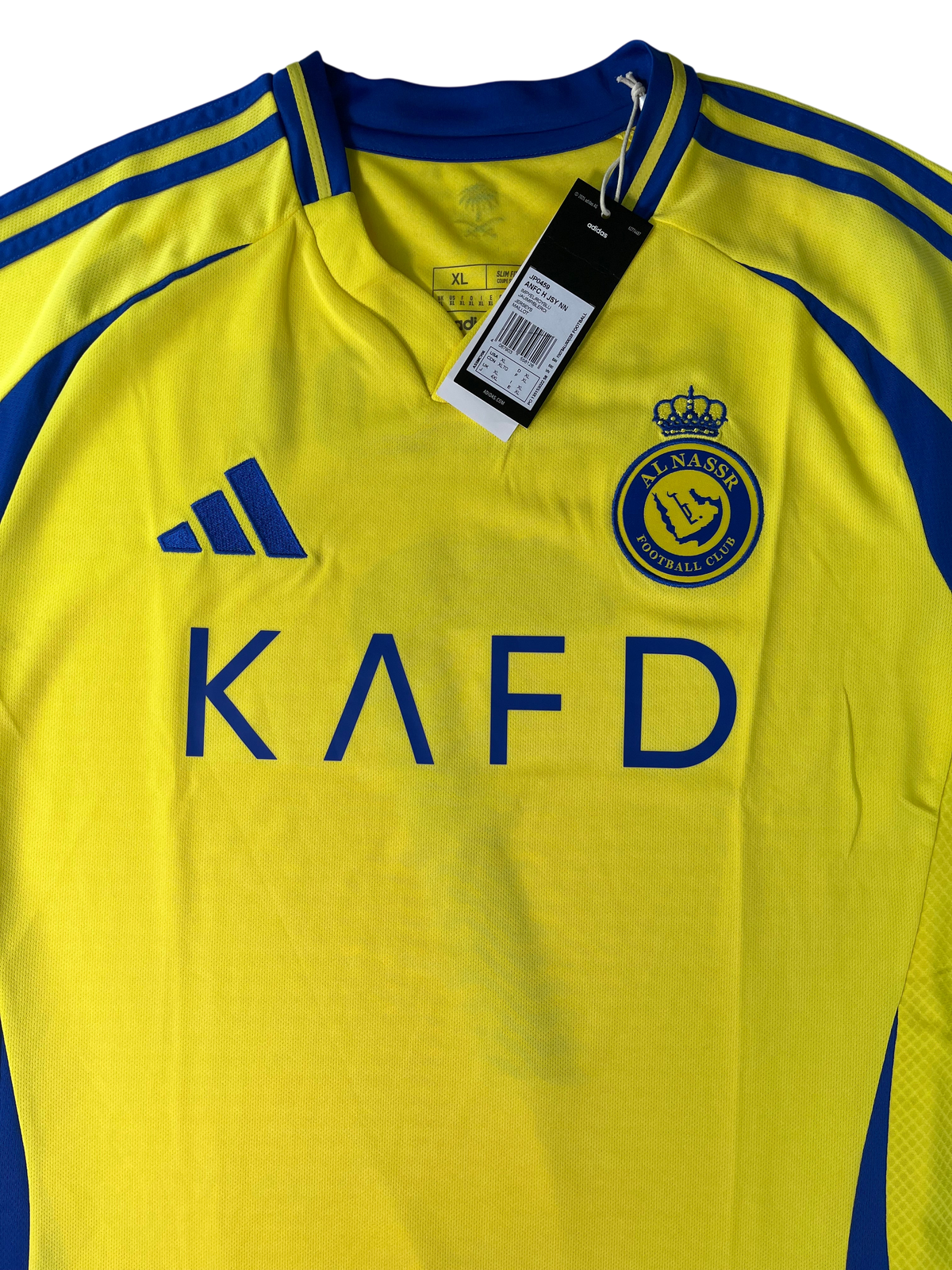 Jersey Al Nassr Local 2024 2025 Cristiano Ronaldo *C/Etiquetas* (XL)