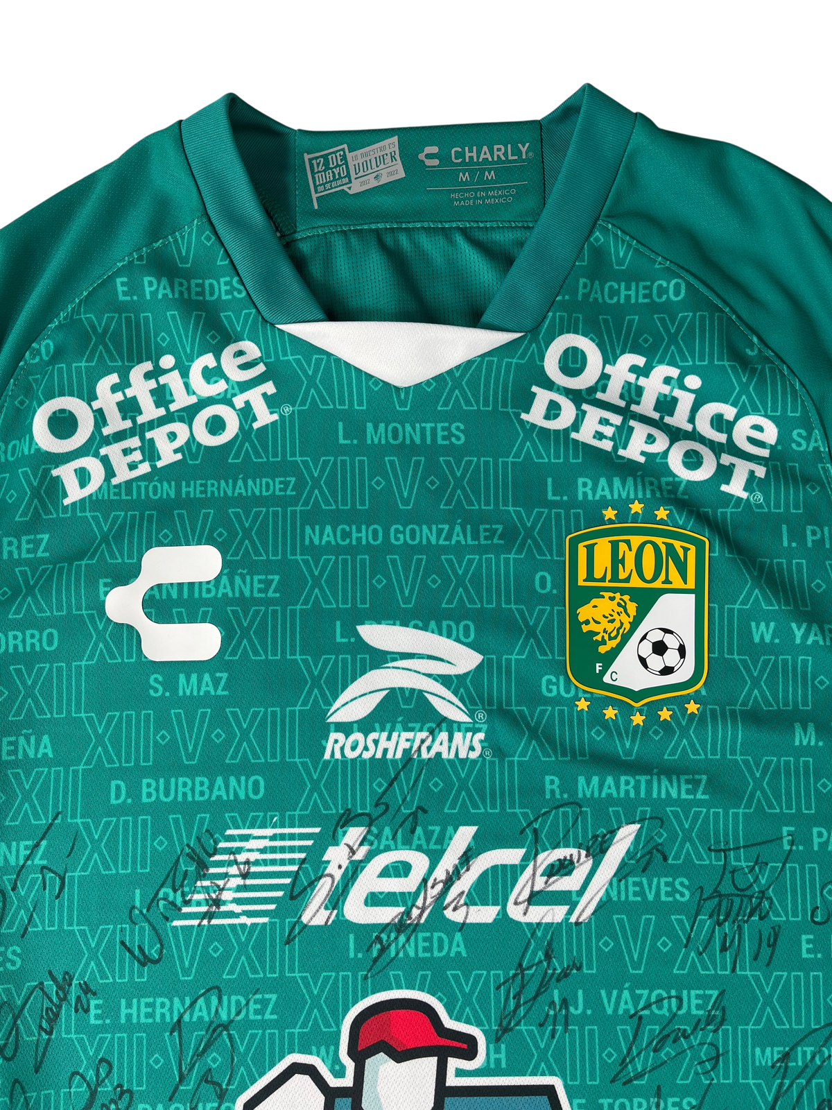 Jersey León Local 2022 2023 *C/Etiquetas* Autografiado (M)