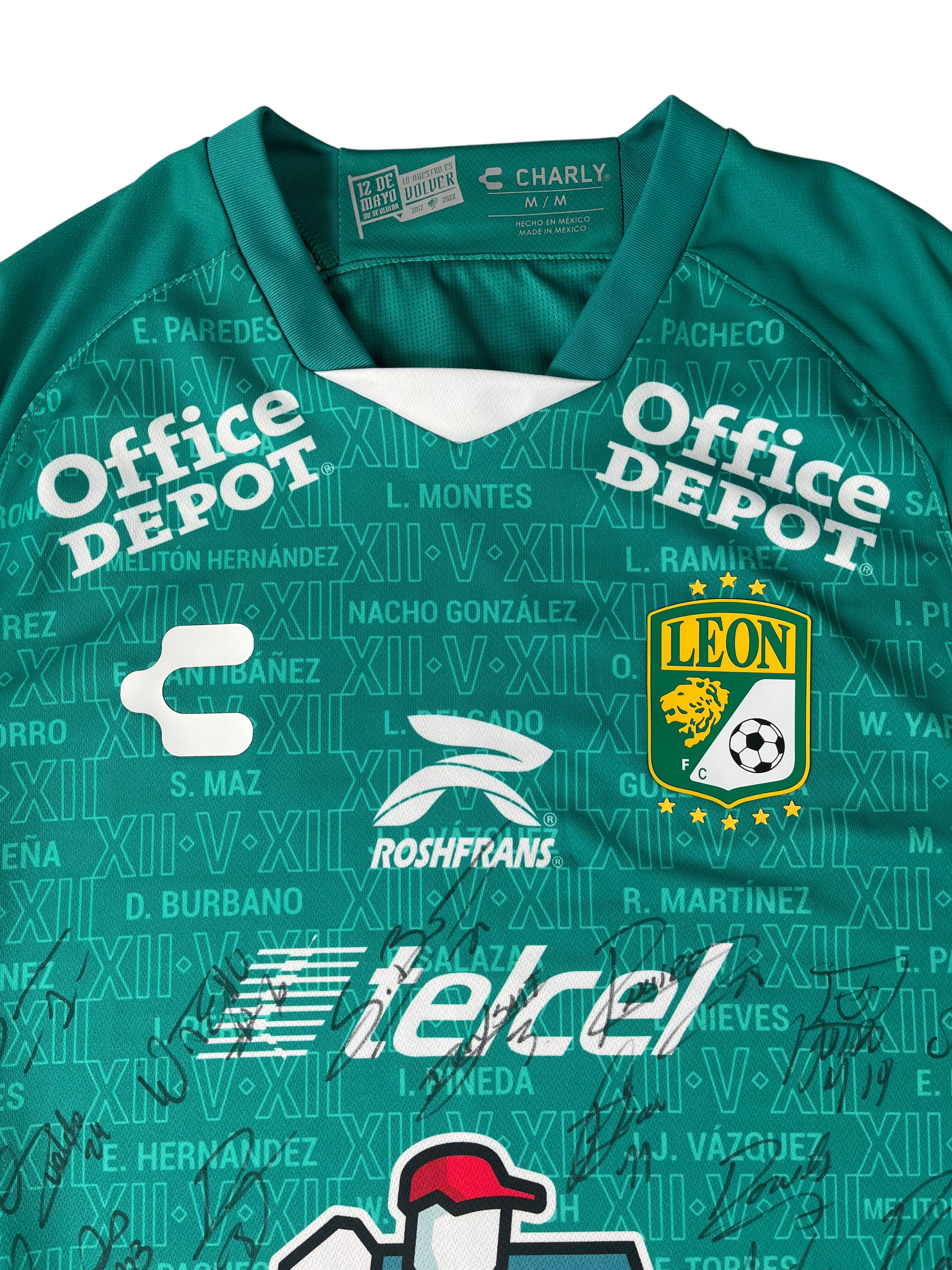 Jersey León Local 2022 2023 *C/Etiquetas* Autografiado (M)
