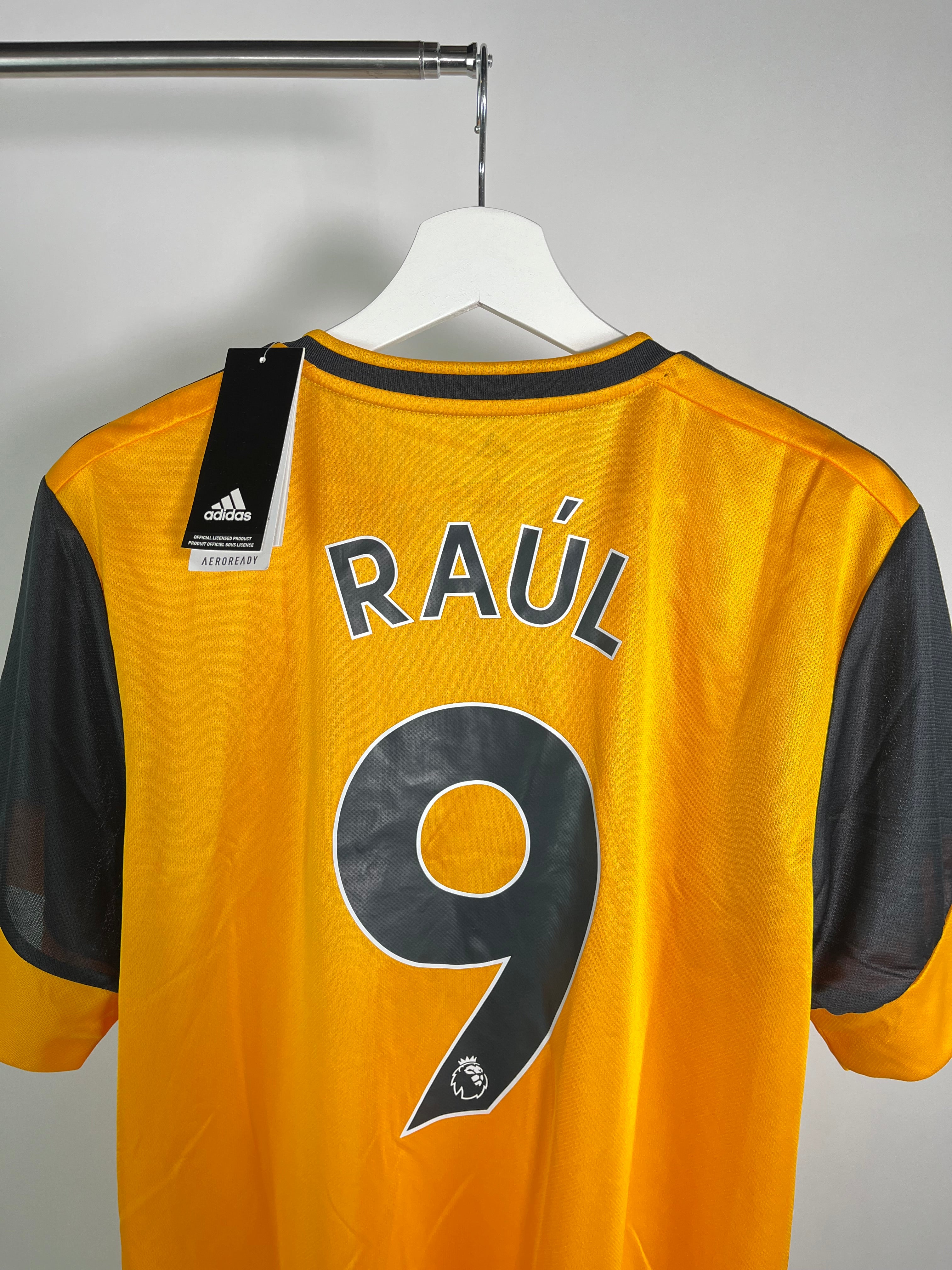 Jersey Wolverhampton Local 2020 2021 *C/Etiquetas* Raúl Jiménez (L)