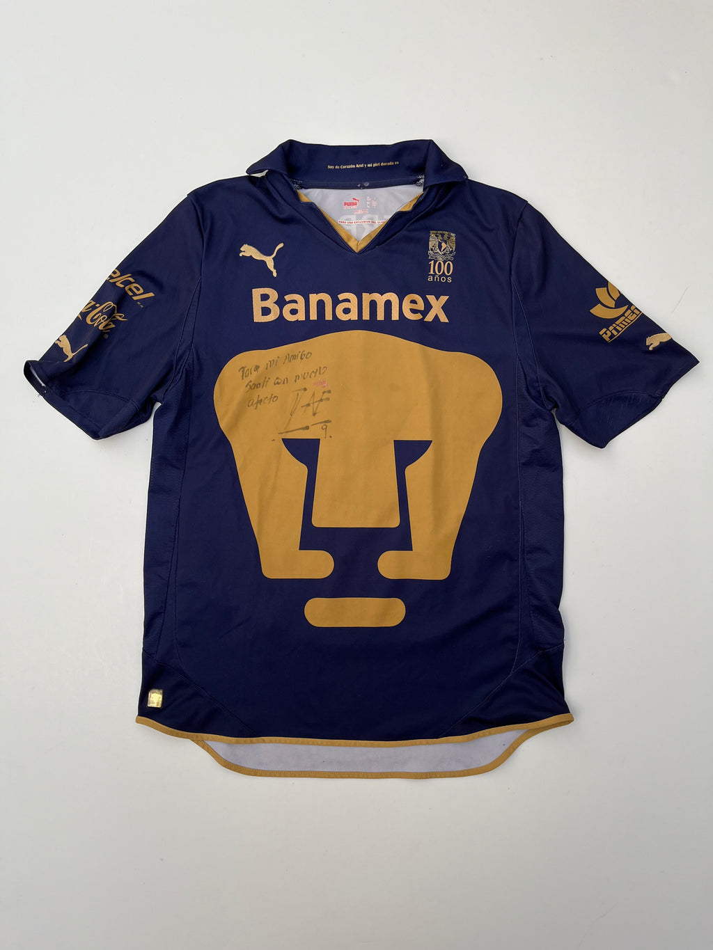 Jersey Pumas Visita 2010 2011 Utilería Dante López (L)