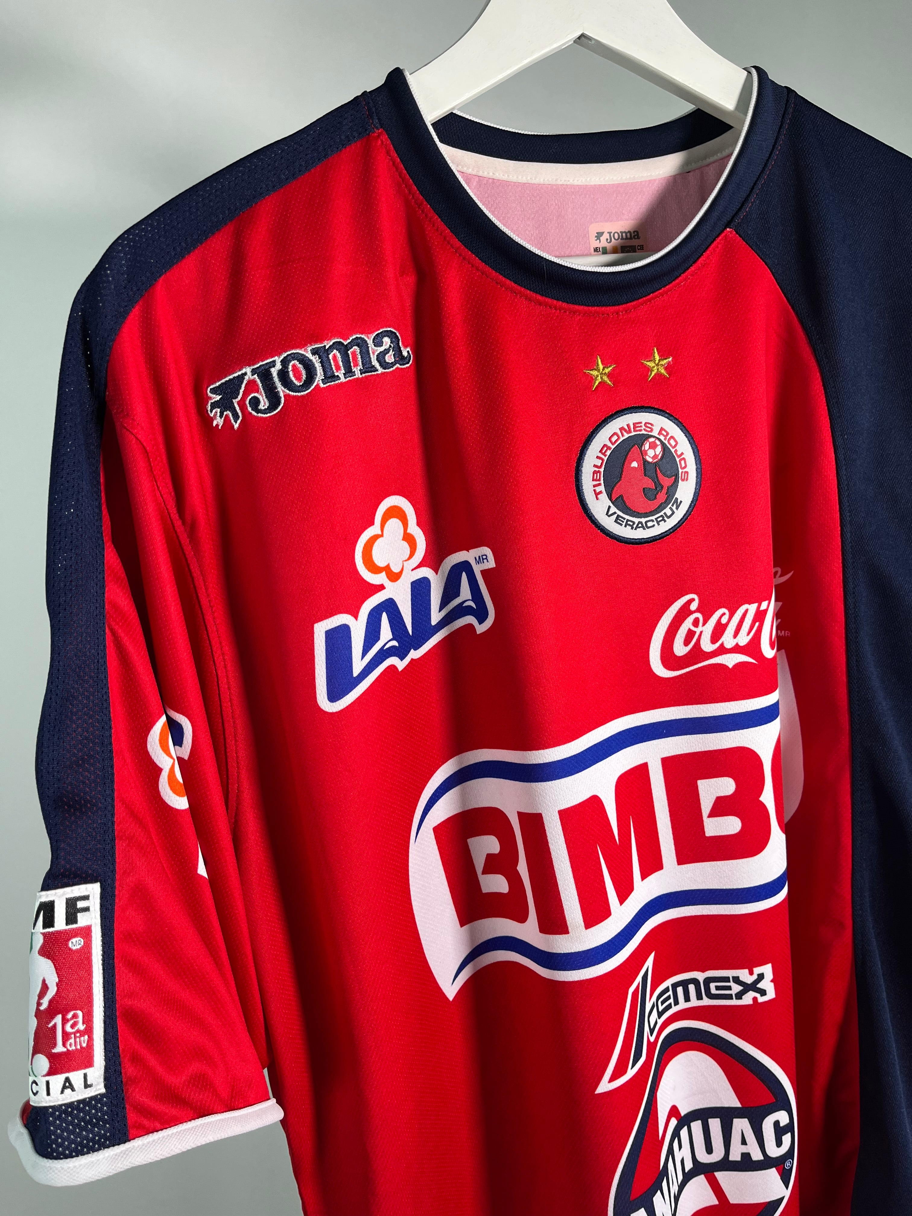Jersey Veracruz Local 2004 2005 Utilería Cuahtémoc Blanco (XL)