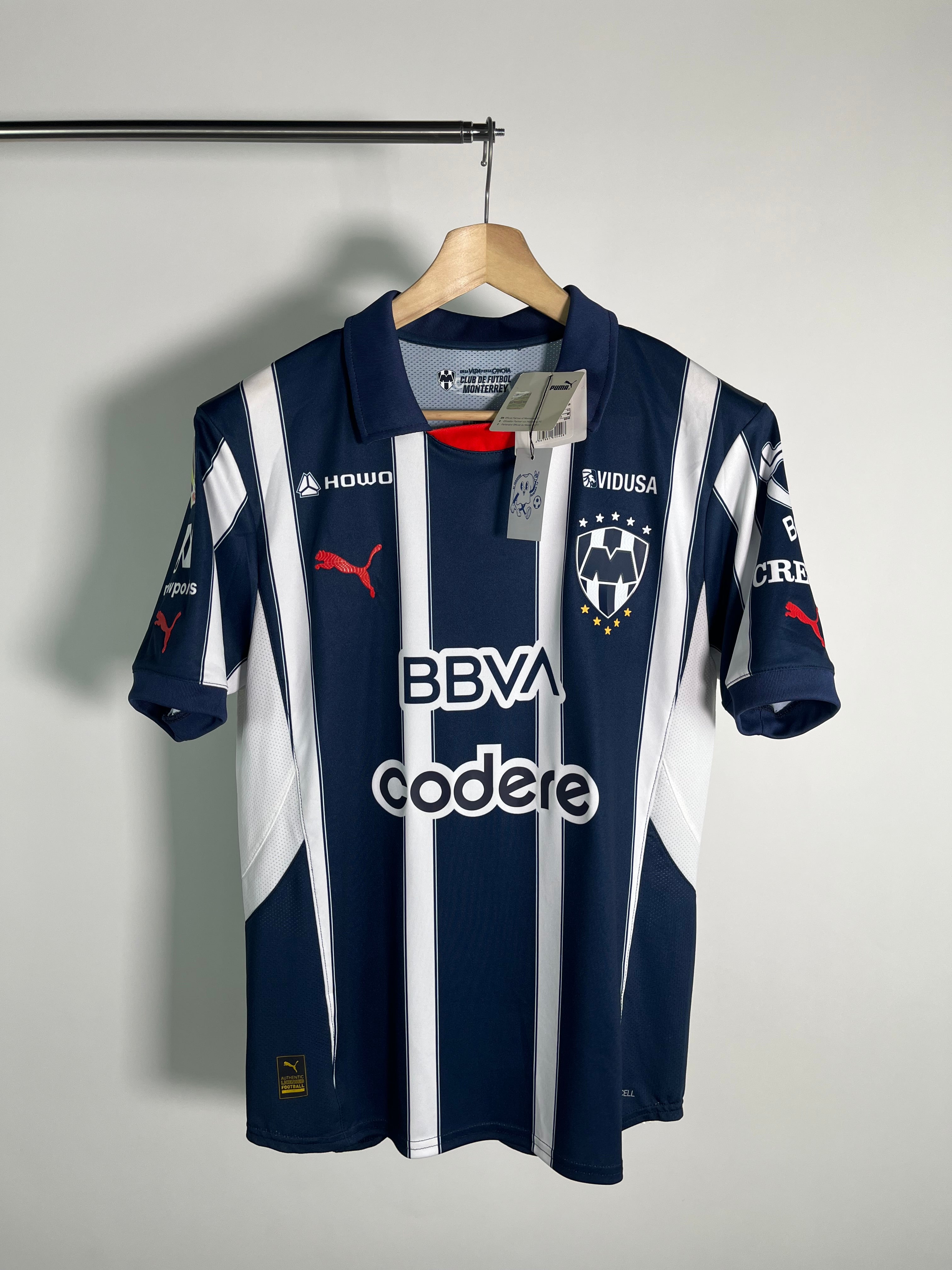 Jersey Rayados Monterrey Local 2024 2025 *C/Etiquetas* Versión Jugador Sergio Canales (M)