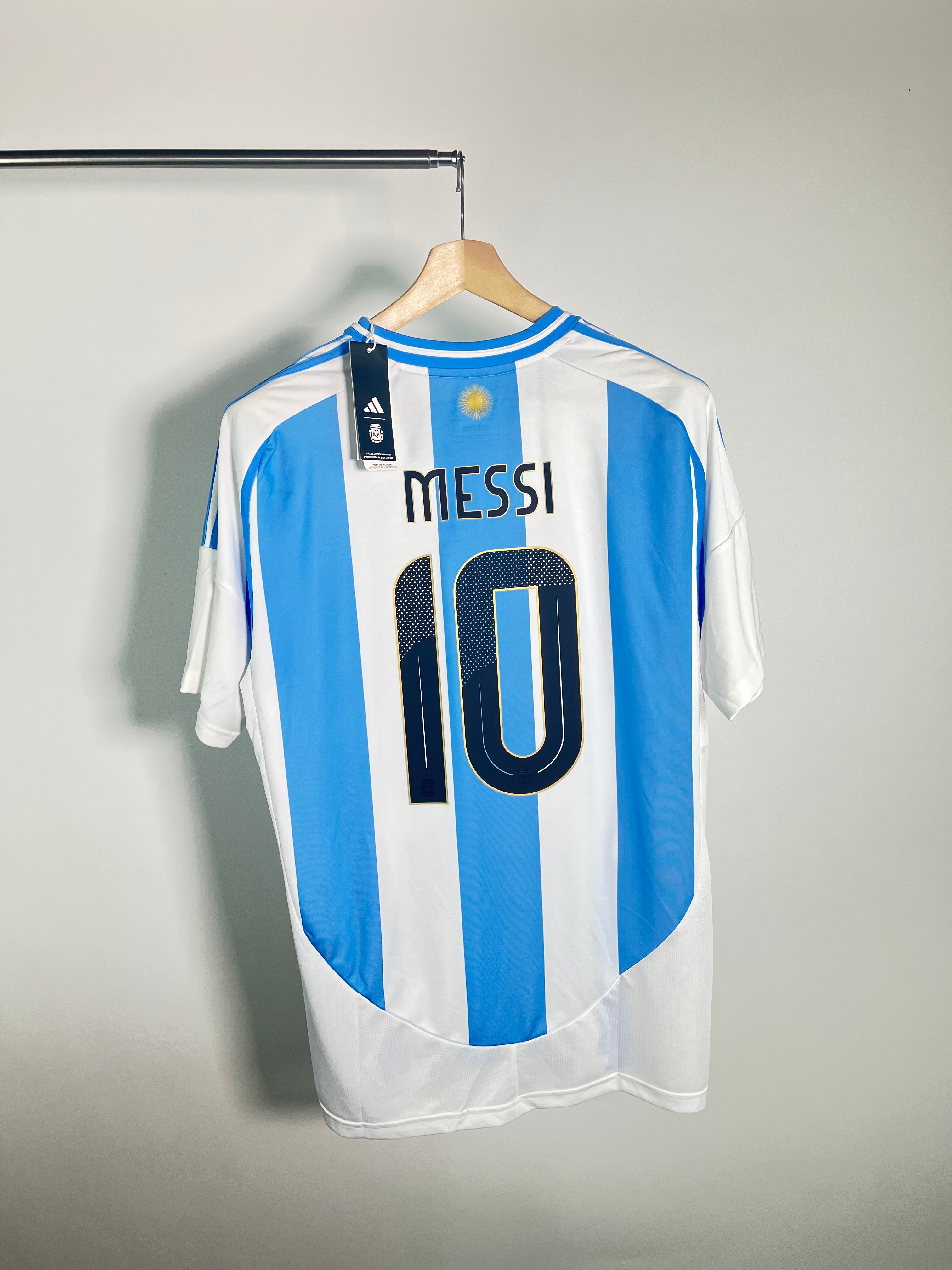 Jersey Argentina Local 2024 2025 Lionel Messi *C/Etiquetas* (XL)