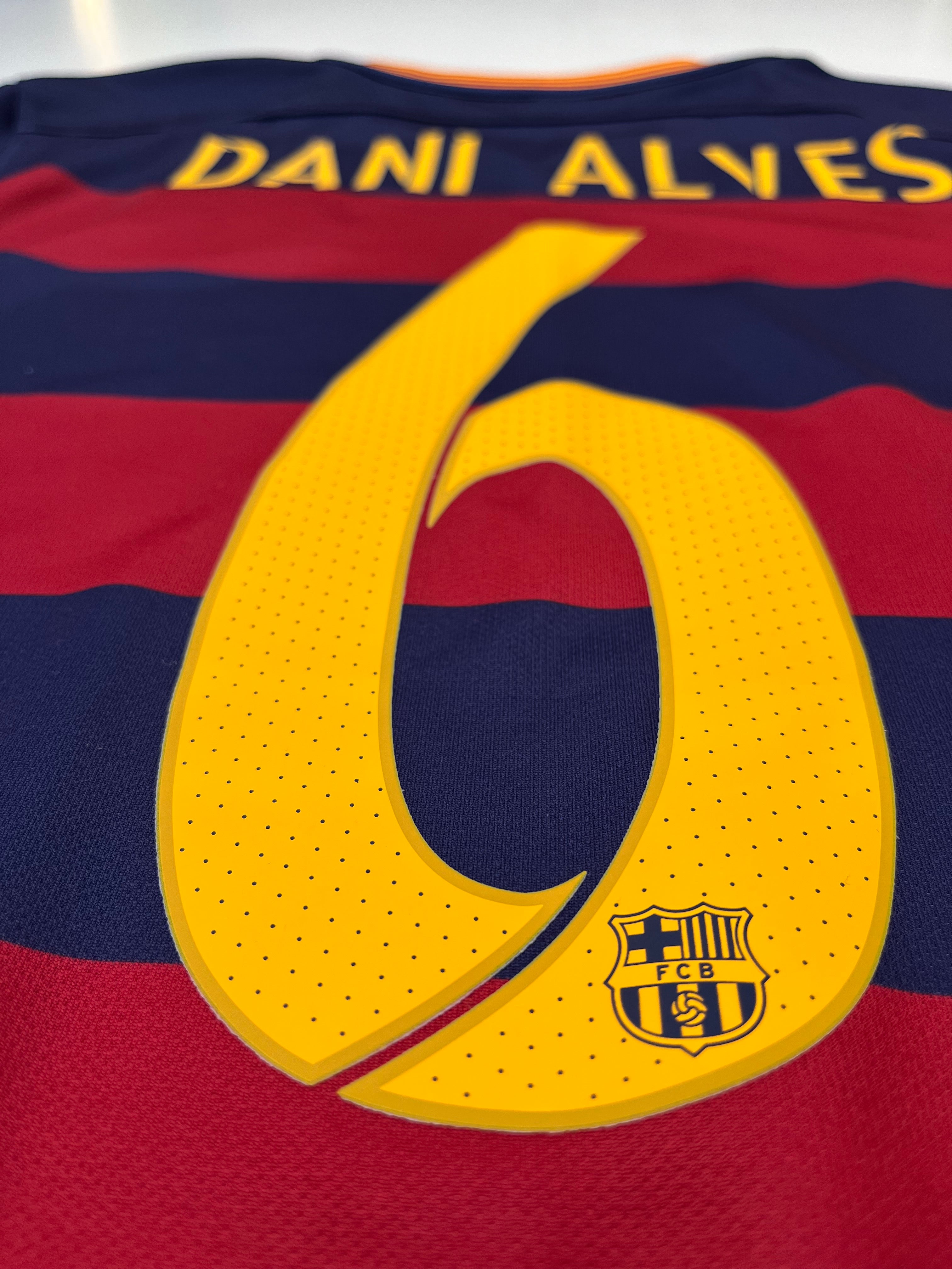Jersey Barcelona Local 2015 2016 Daniel Alves (S)