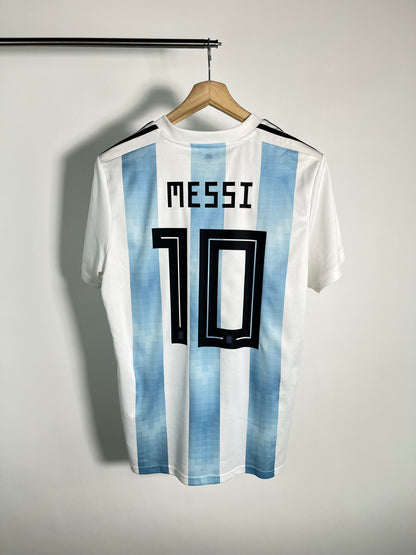 Jersey Argentina Local 2018 2019 Lionel Messi (L)