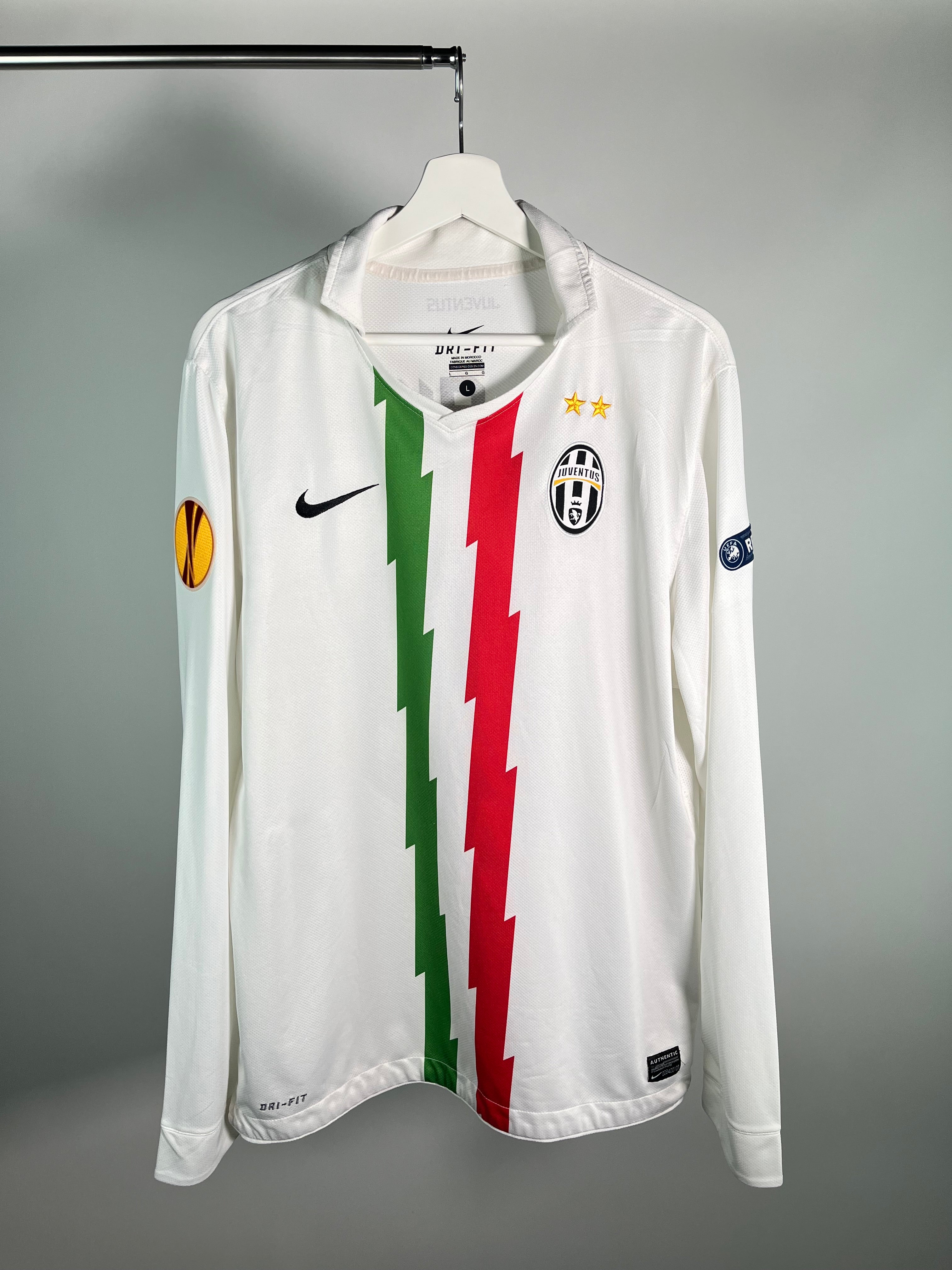 Jersey Juventus Visita 2010 2011 *Europa League* Manga Larga Alessandro Del Piero (L)
