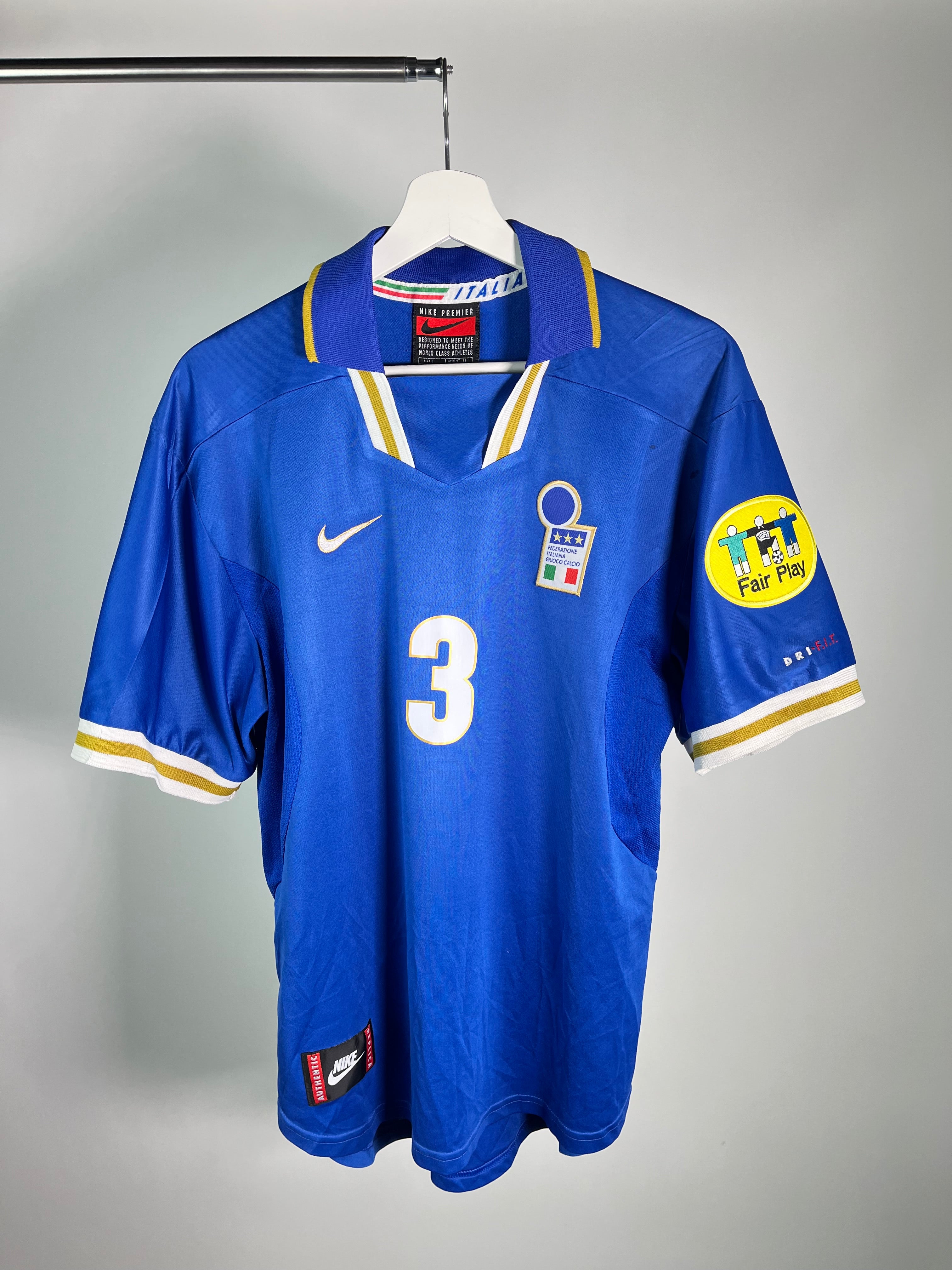 Jersey Italia Local 1996 1998 *Eurocopa* Paolo Maldini (L)